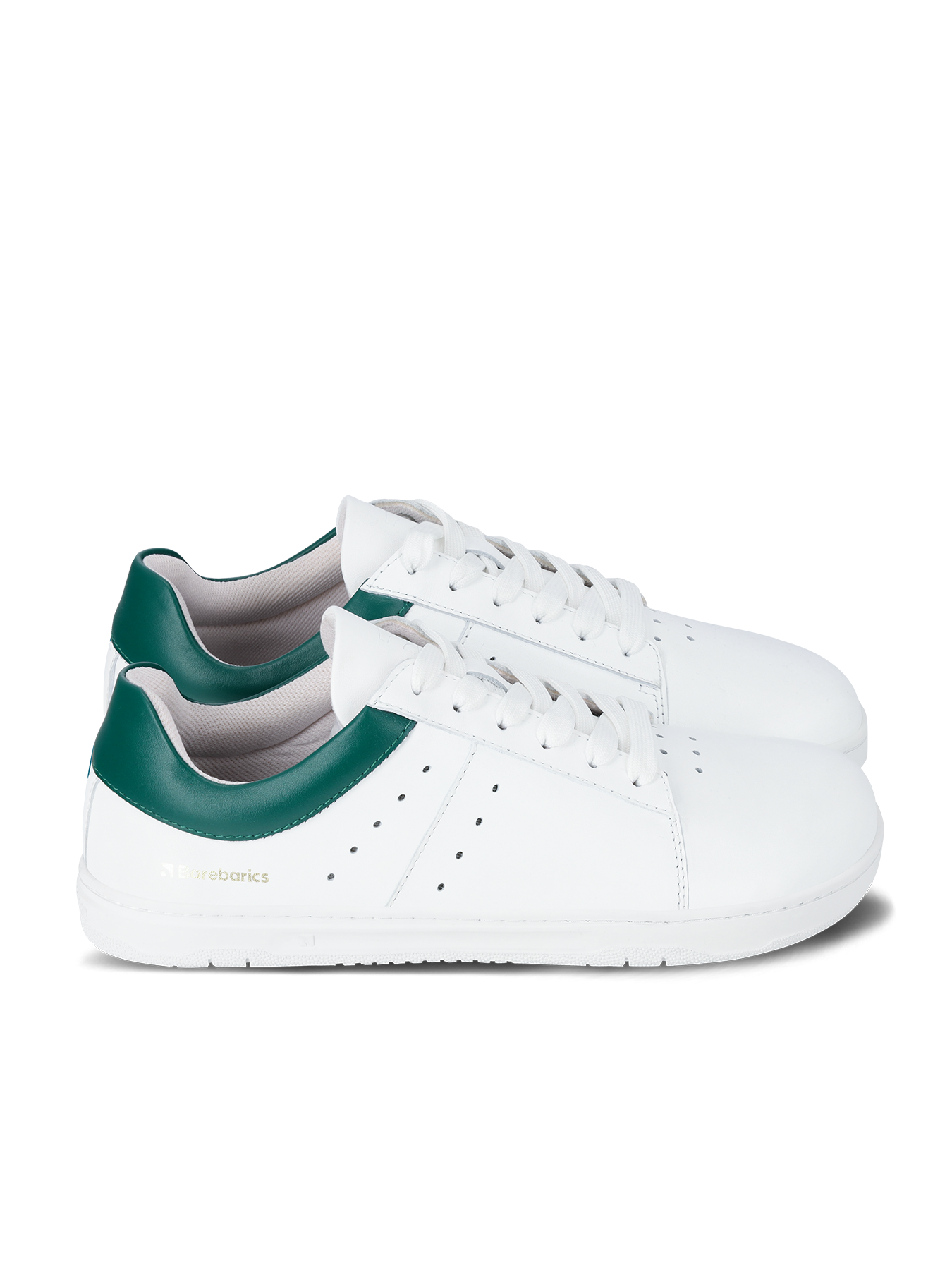 Barefoot Sneakers Barebarics Enigma - White & Dark Green