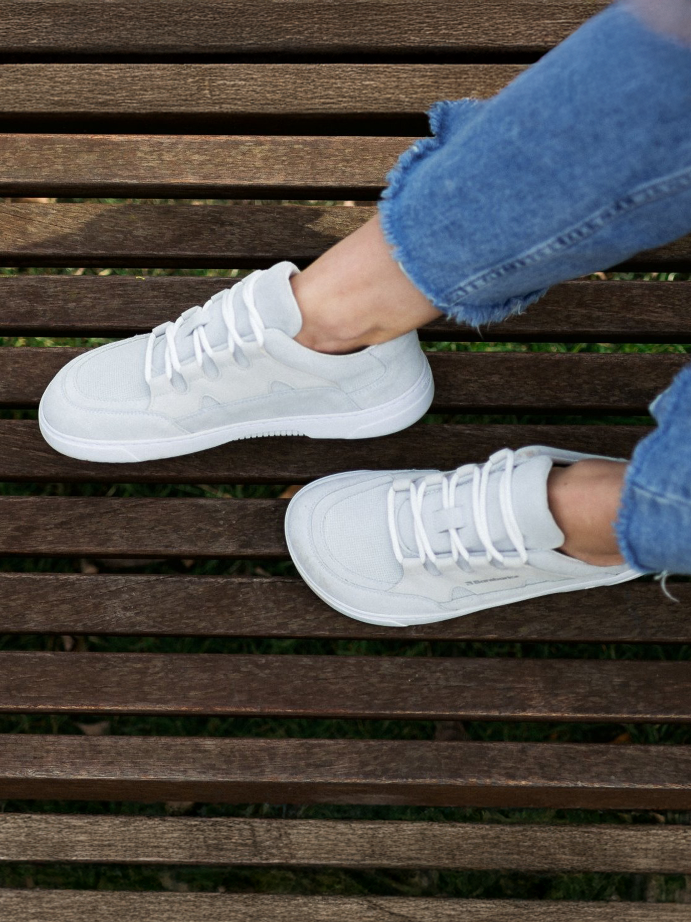 Baskets pieds nus Barebarics Evo - Blanc craie