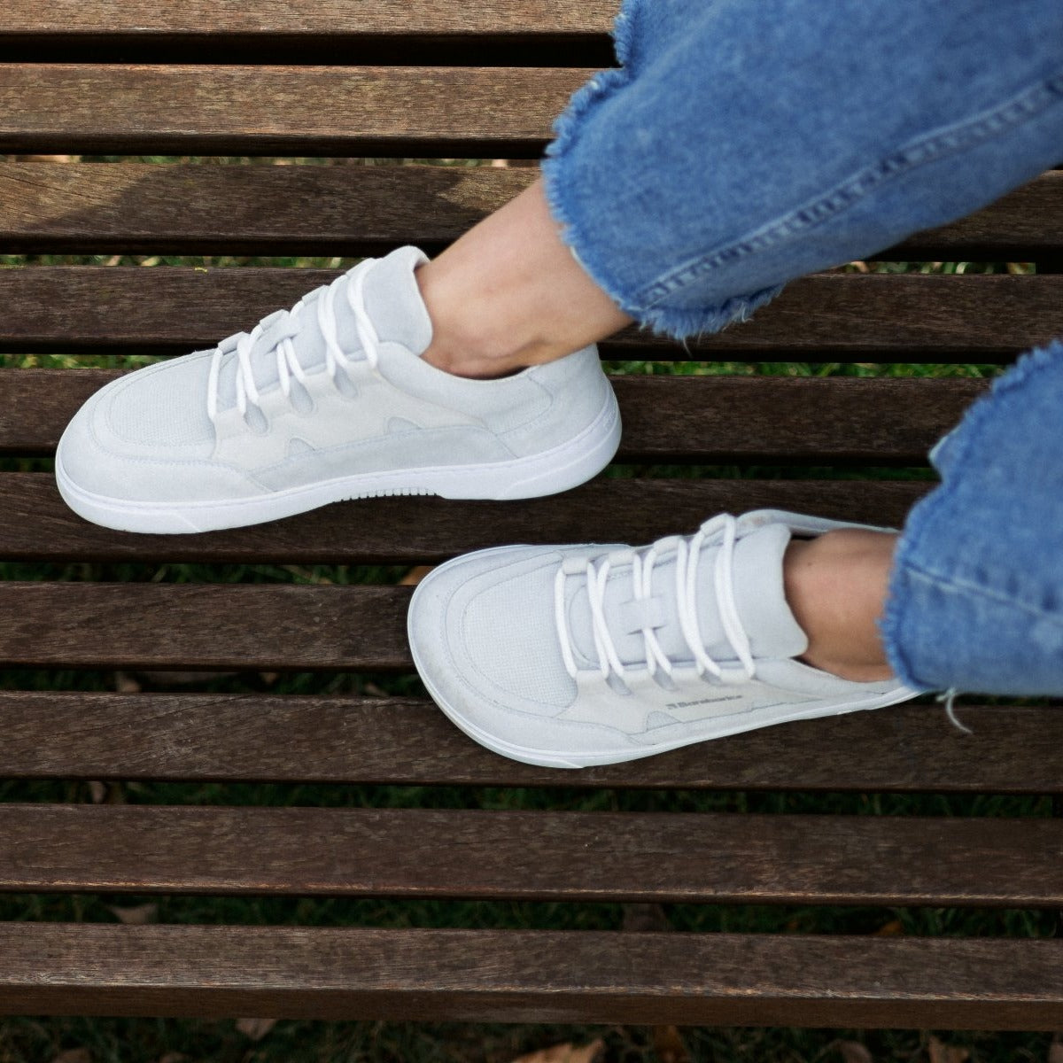 Baskets pieds nus Barebarics Evo - Blanc craie
