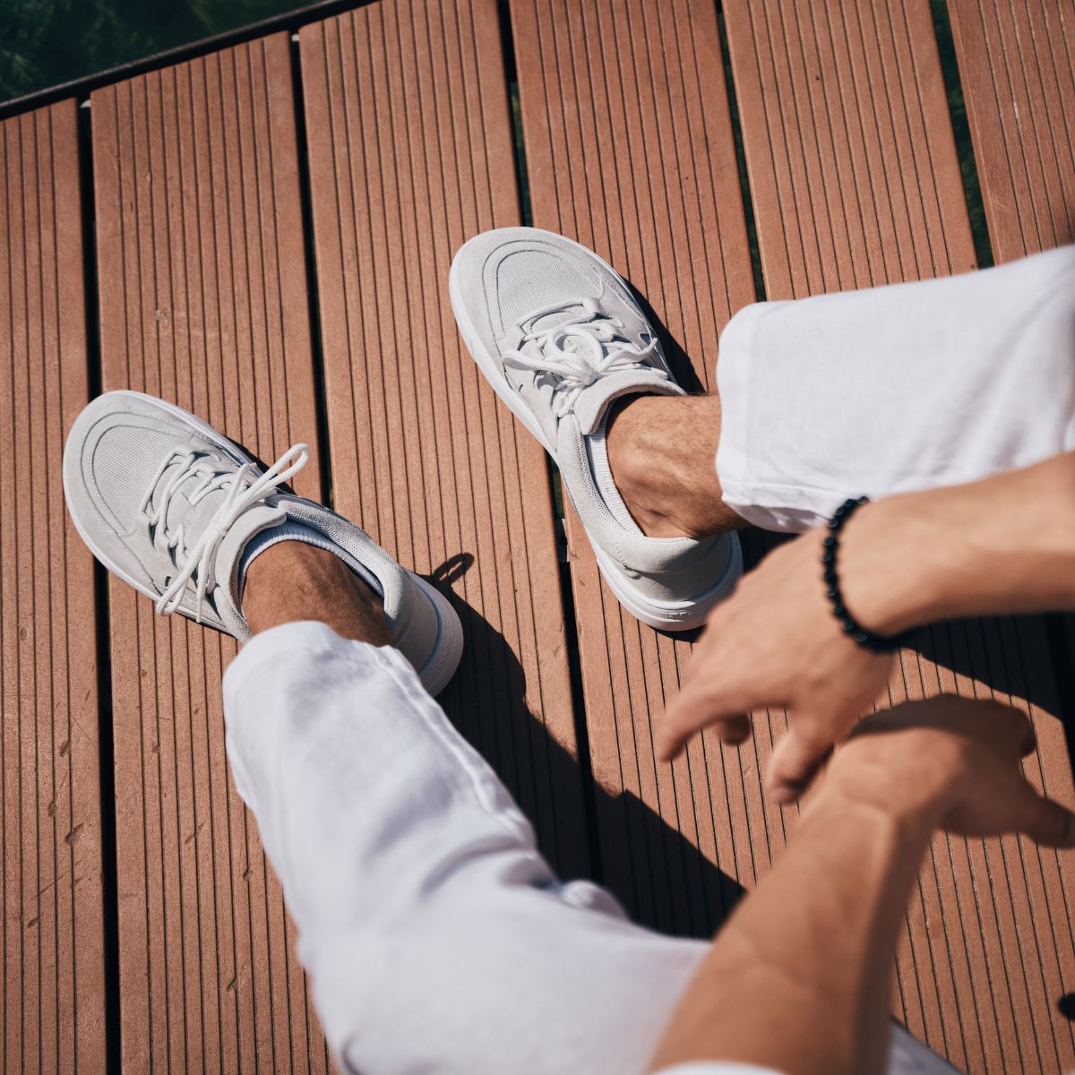 Baskets pieds nus Barebarics Evo - Blanc craie