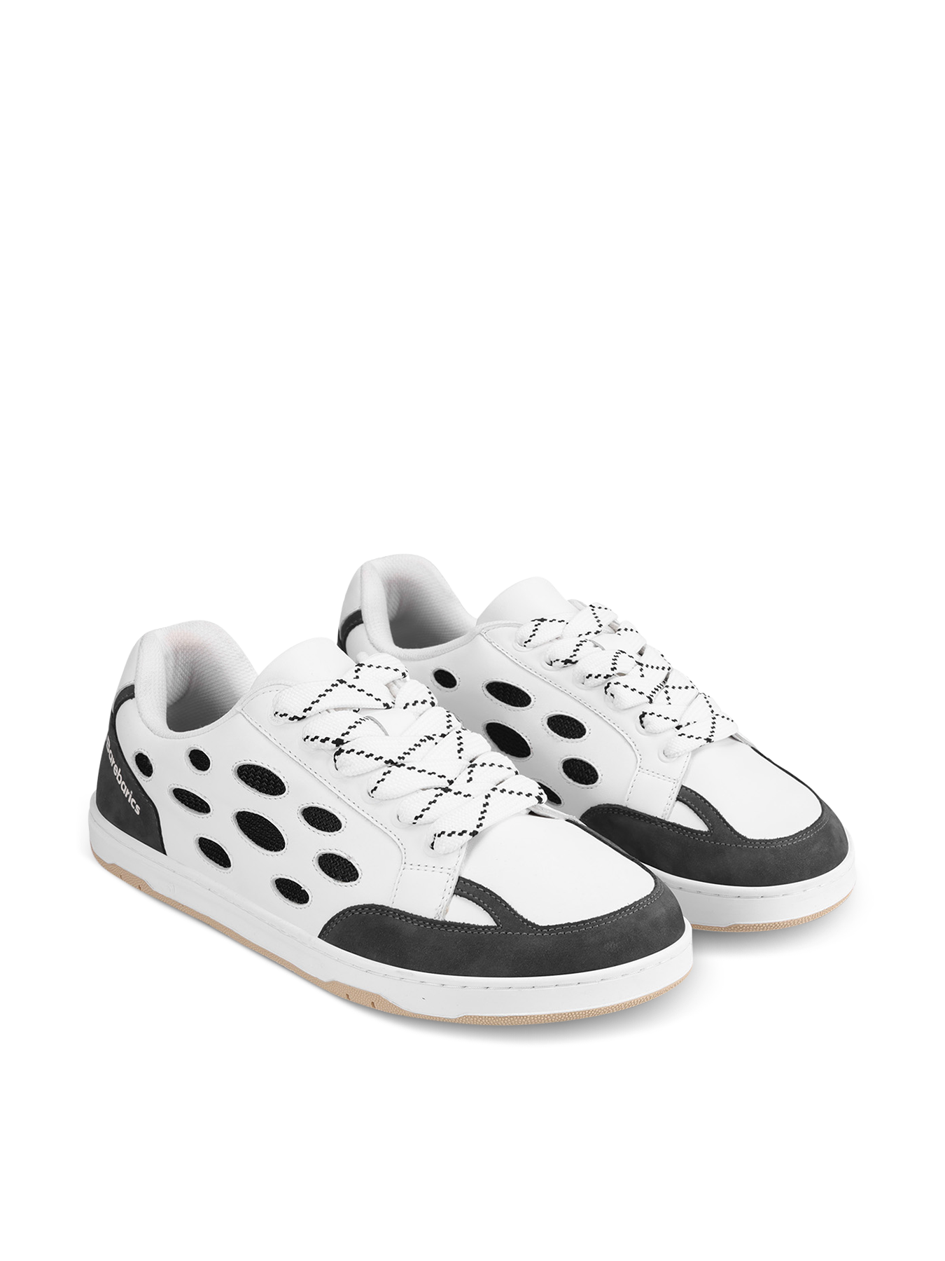 Barefoot Sneakers Barebarics Fusion - White & Charcoal