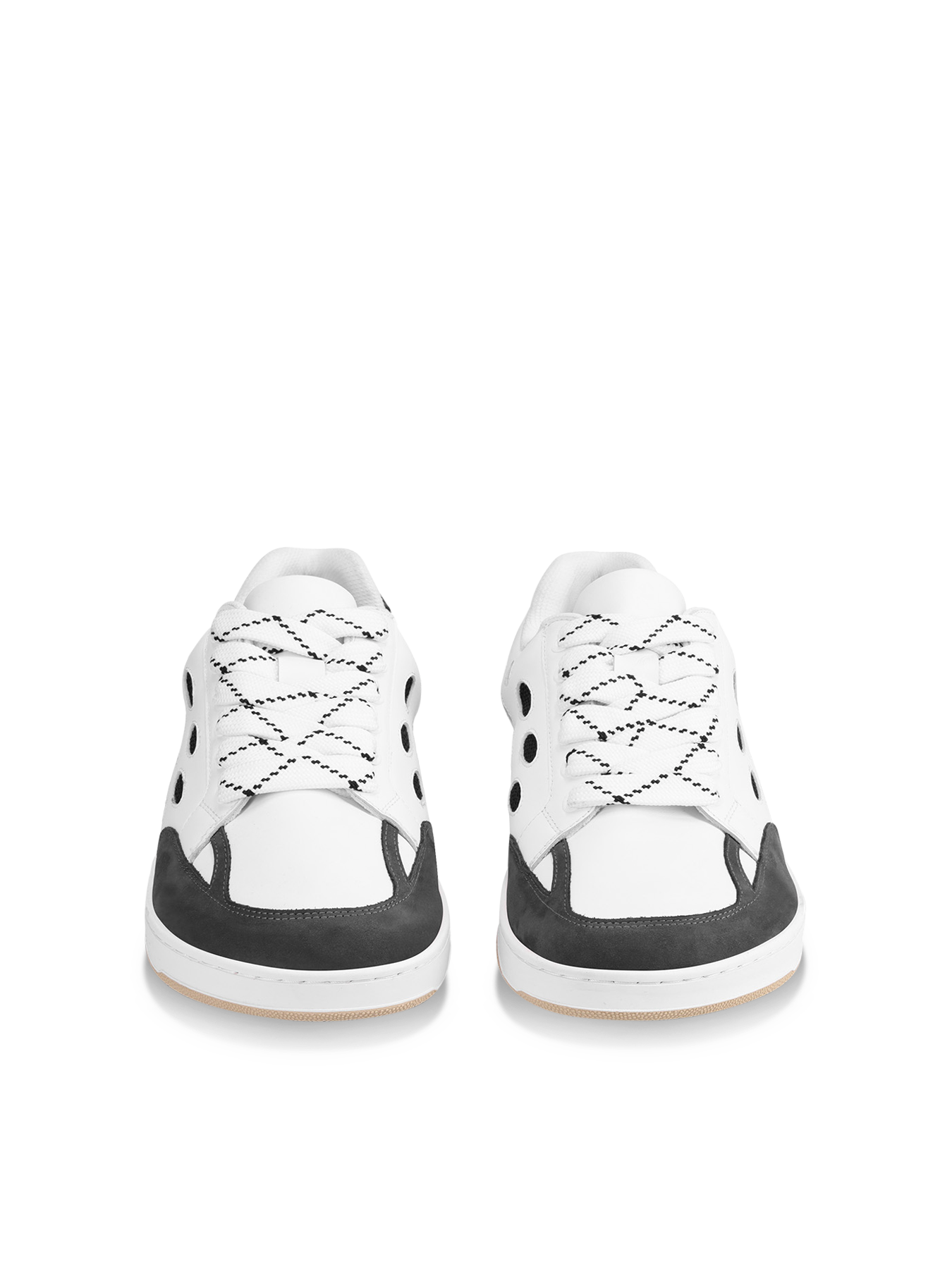 Barefoot Sneakers Barebarics Fusion - White & Charcoal