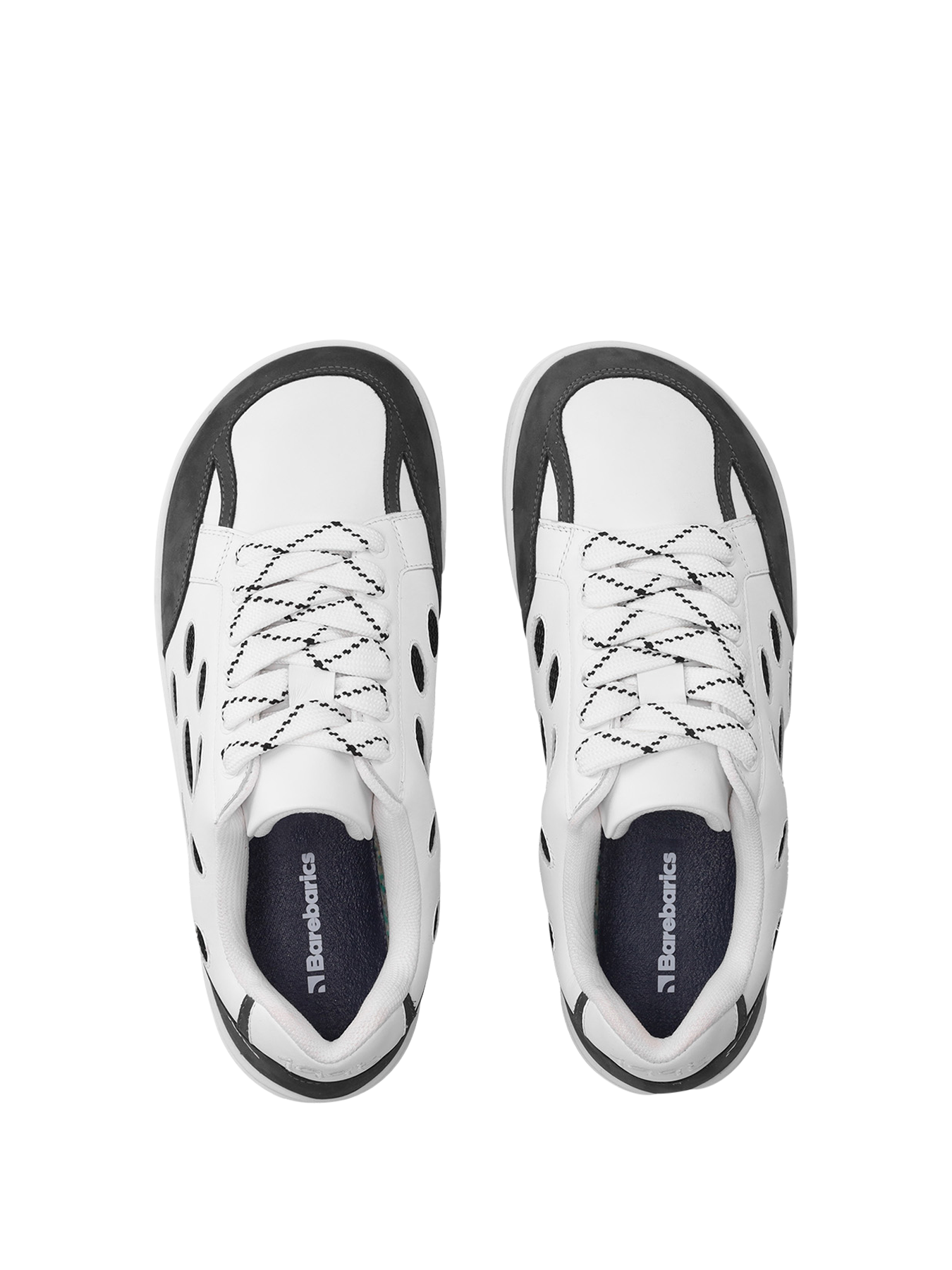 Barefoot Sneakers Barebarics Fusion - White & Charcoal