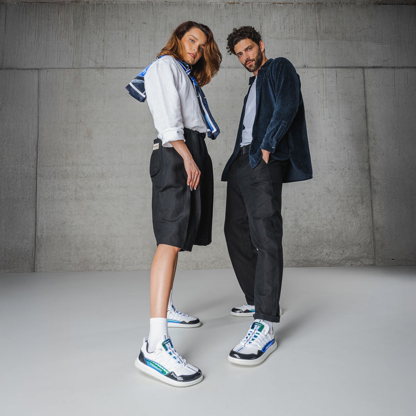 Barefoot Sneakers Barebarics Futura - Iridescent White