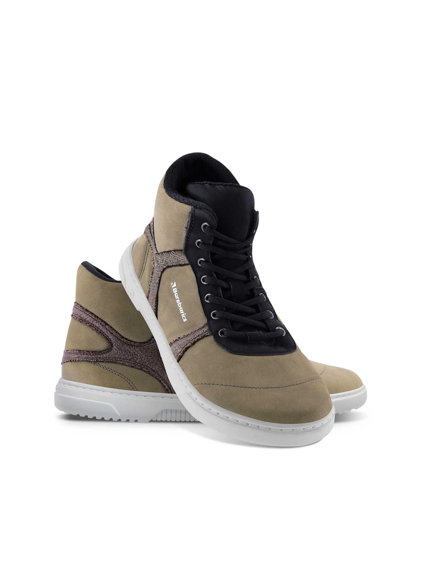 Baskets pieds nus Barebarics - Hifly - Vert foncé et gris
