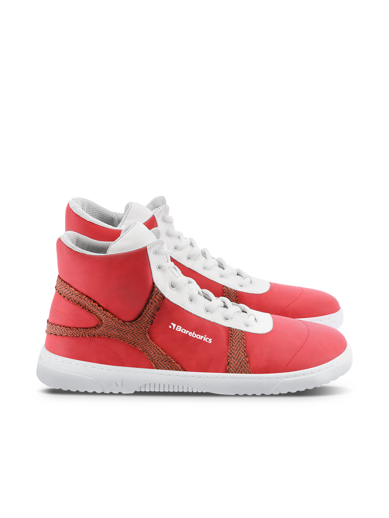 Barefoot Sneakers Barebarics - Hifly - Red & White