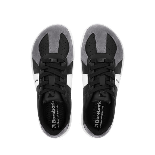 Baskets pieds nus Barebarics Icara - Noir et gris foncé
