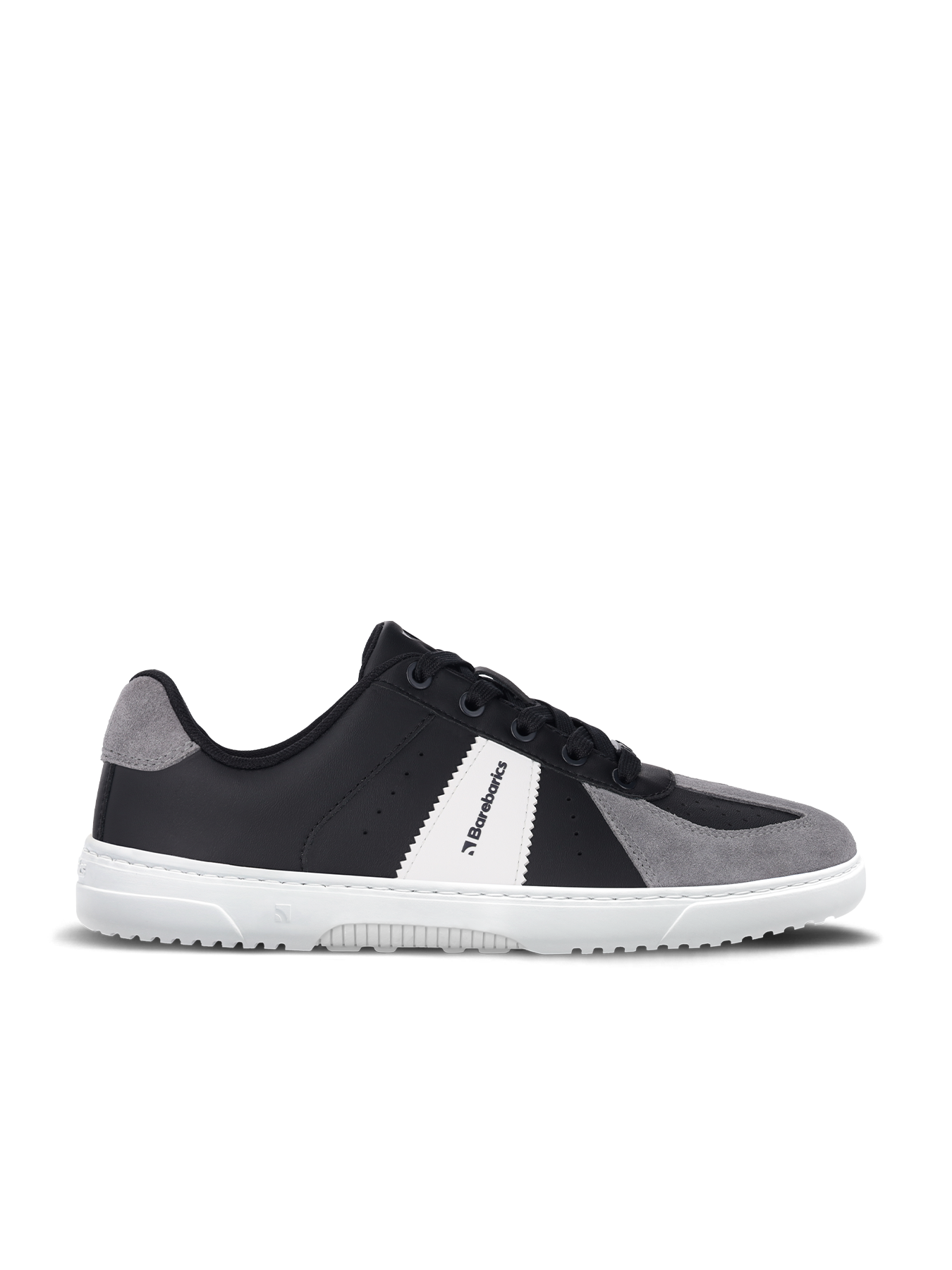 Barefoot Sneakers Barebarics Icara - Black & Dark Grey