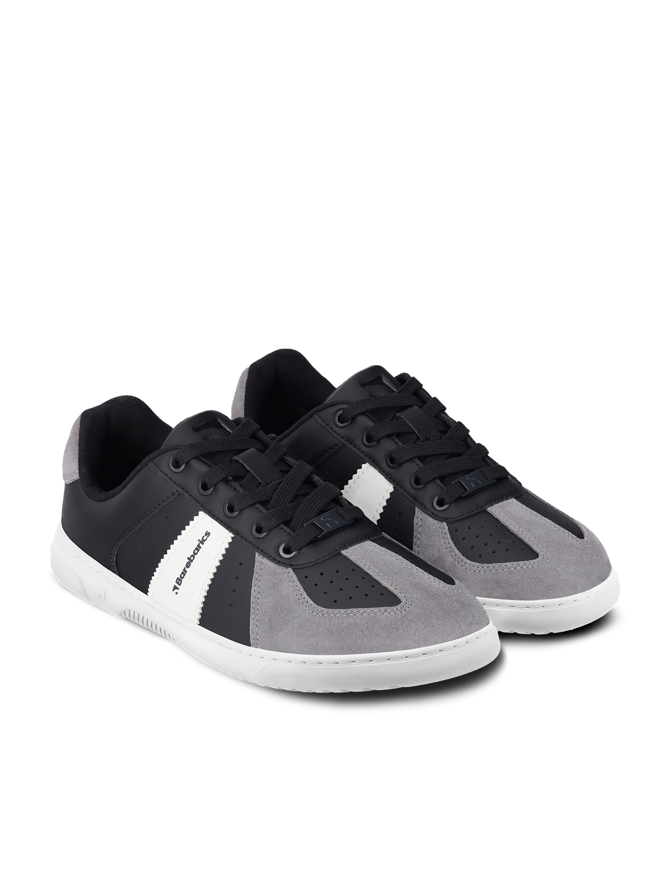 Barefoot Sneakers Barebarics Icara - Black & Dark Grey