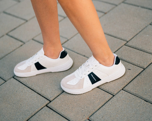 Baskets Pieds Nus Barebarics Icara - Blanc &amp; Beige