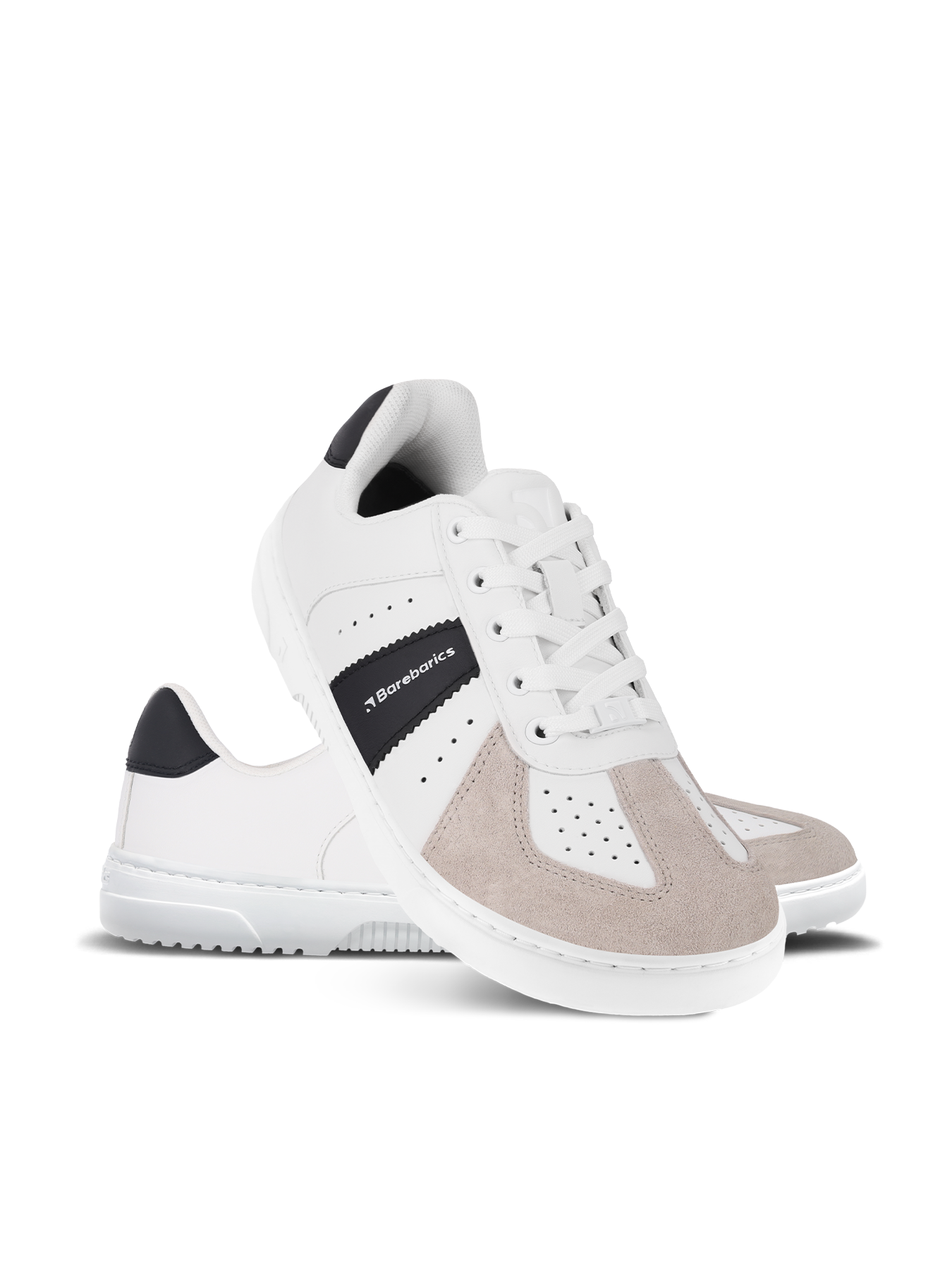 Barefoot Sneakers Barebarics Icara - White & Beige