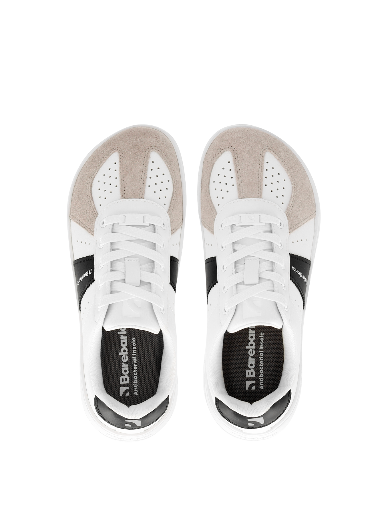 Barefoot Sneakers Barebarics Icara - White & Beige