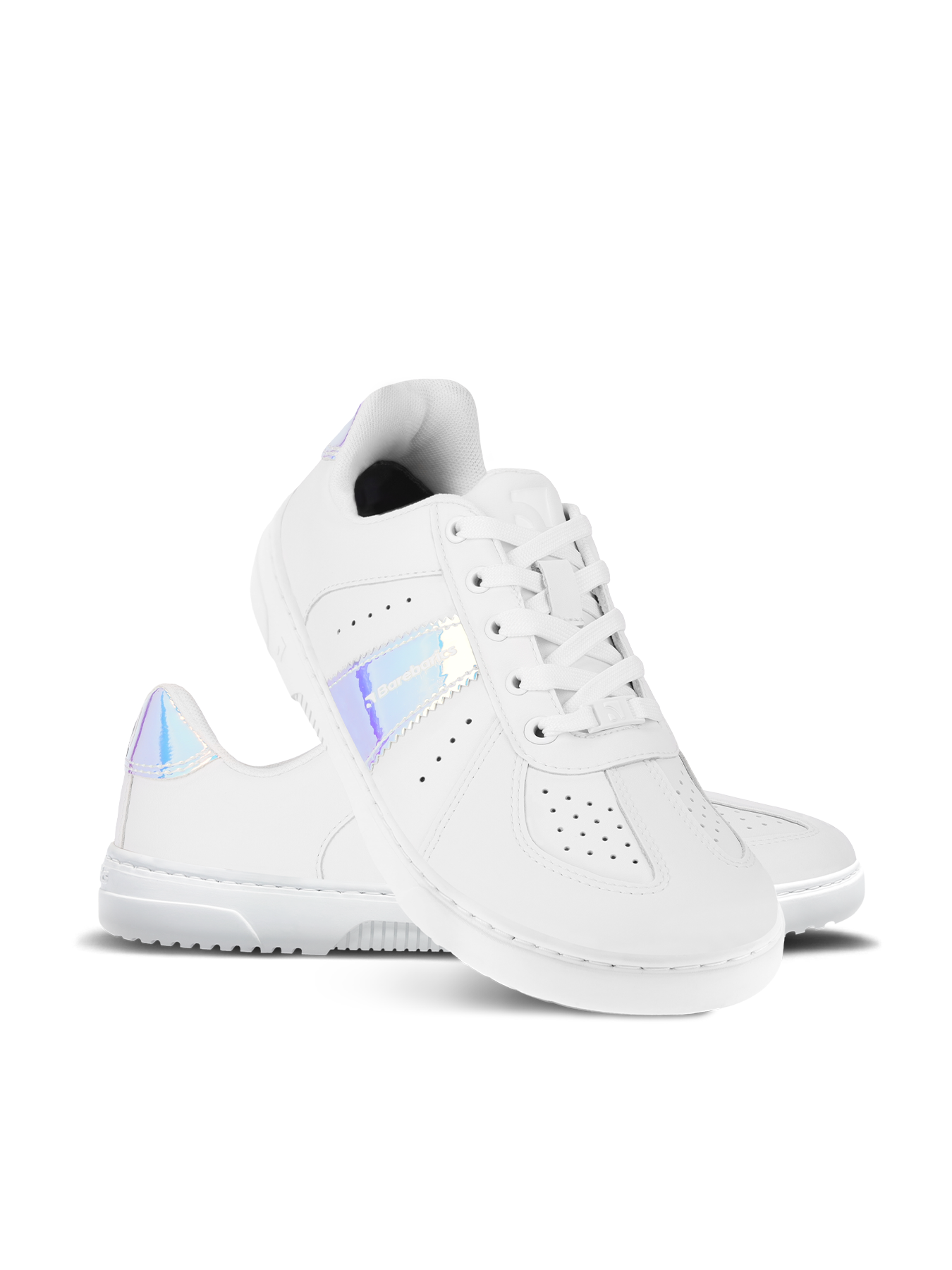 Barefoot Sneakers Barebarics Icara - White & Pastel Iridescent