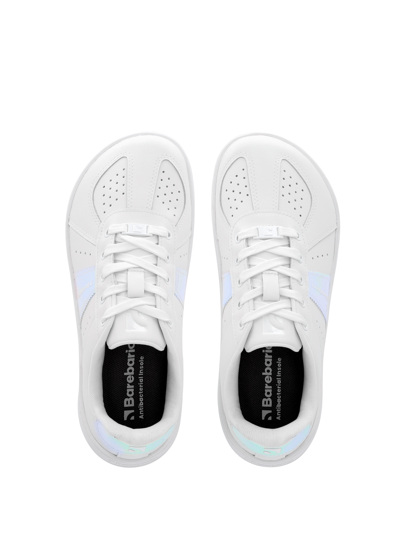 Barefoot Sneakers Barebarics Icara - White & Pastel Iridescent