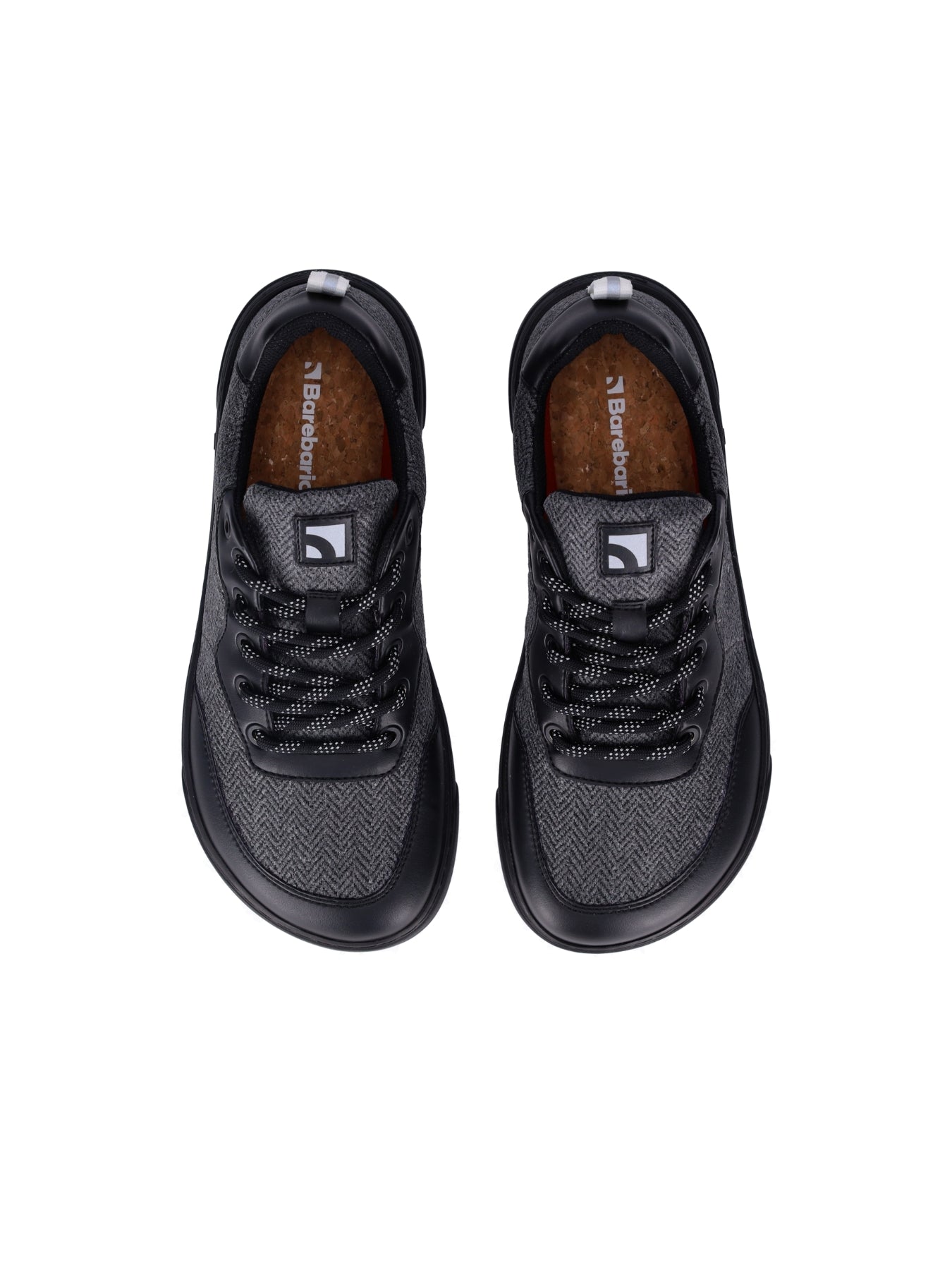 Barefoot Sneakers Barebarics - Kudos - Black & Grey