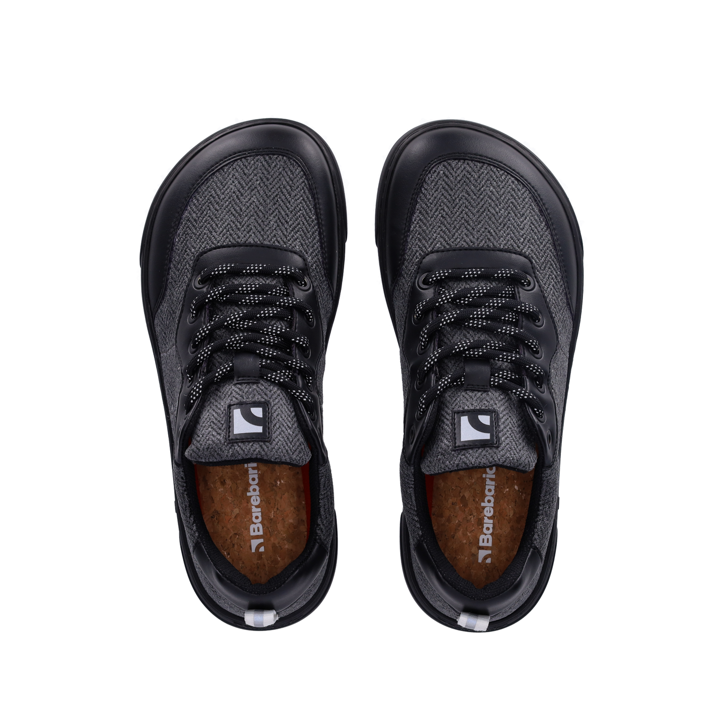 Barefoot Sneakers Barebarics - Kudos - Black & Grey