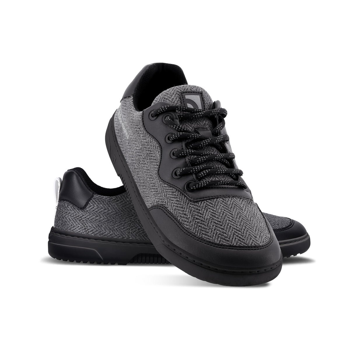 Barefoot Sneakers Barebarics - Kudos - Black & Grey
