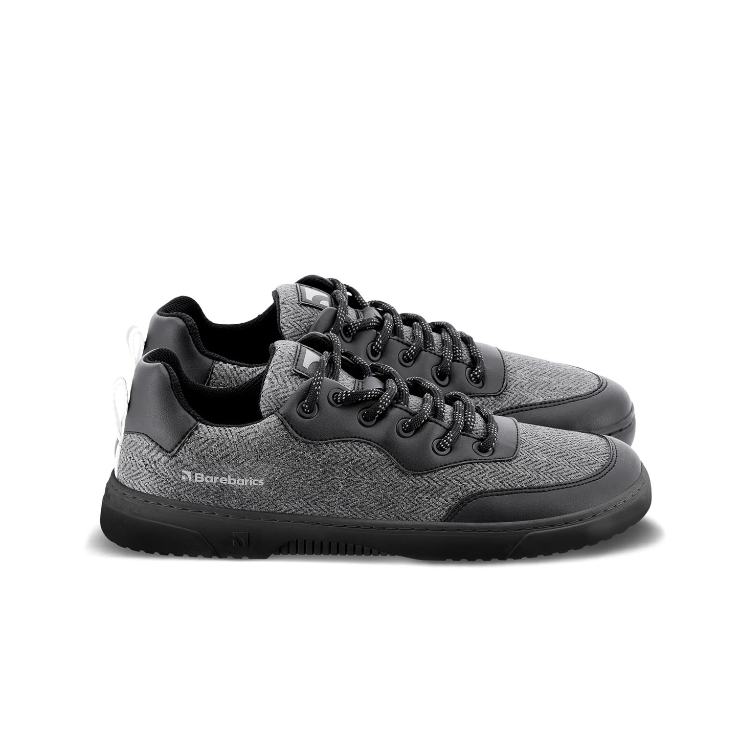 Barefoot Sneakers Barebarics - Kudos - Black & Grey