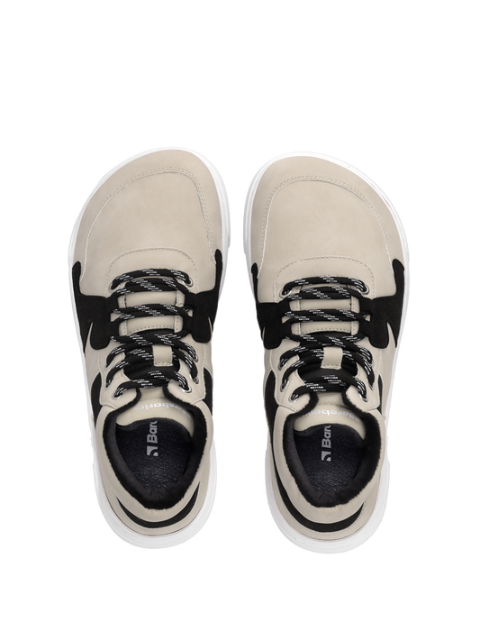 Barefoot Sneakers Barebarics Lynx - Beige & White