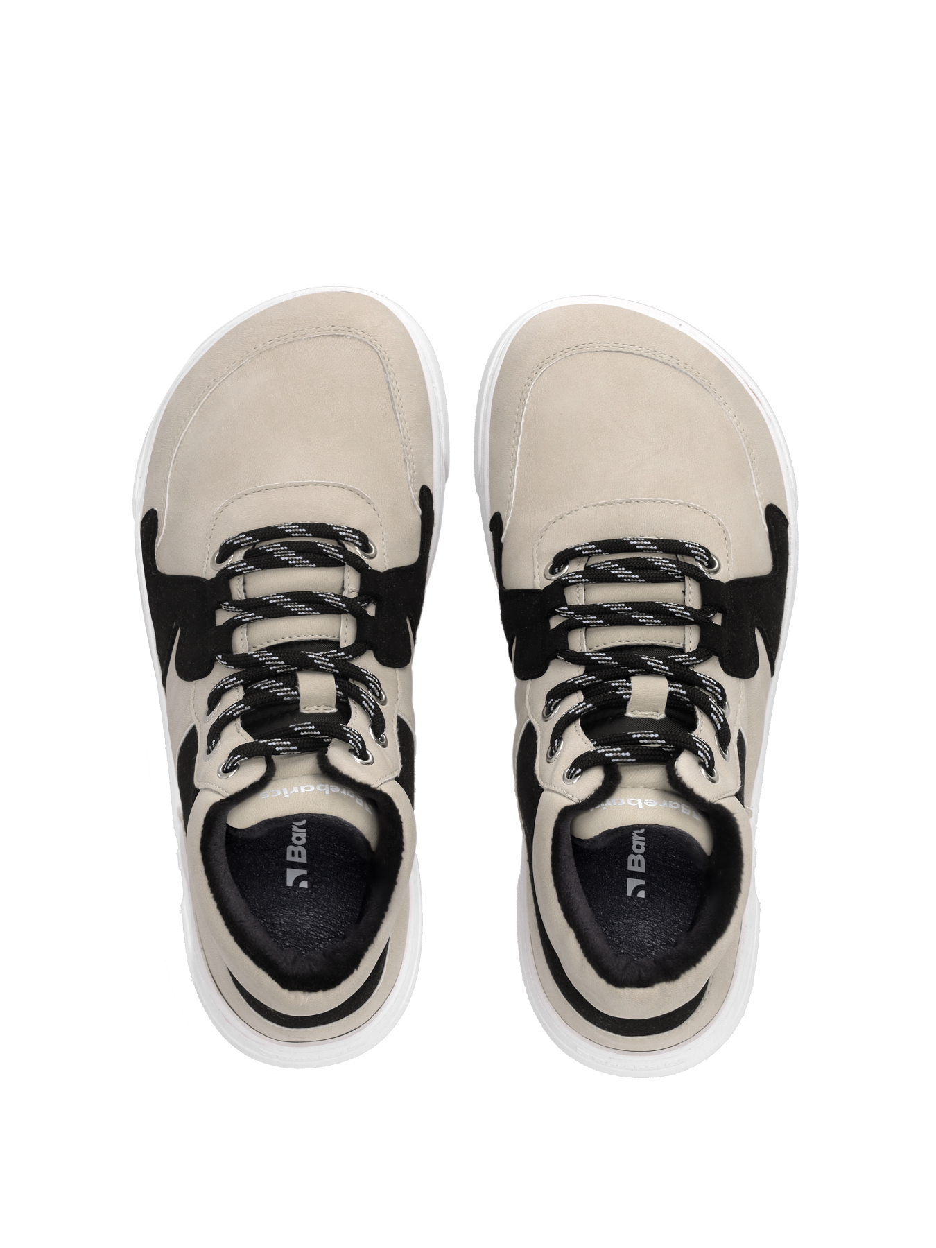 Barefoot Sneakers Barebarics Lynx - Beige & White