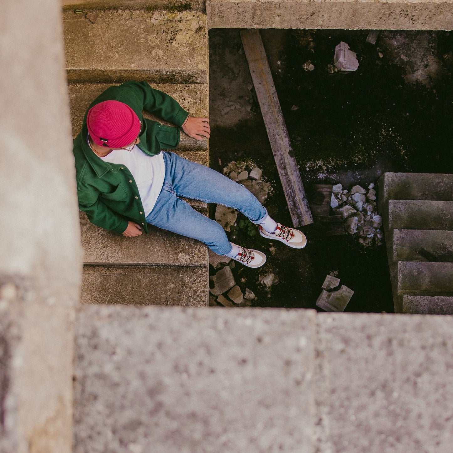 Barefoot Sneakers Barebarics Revive - Beige & White