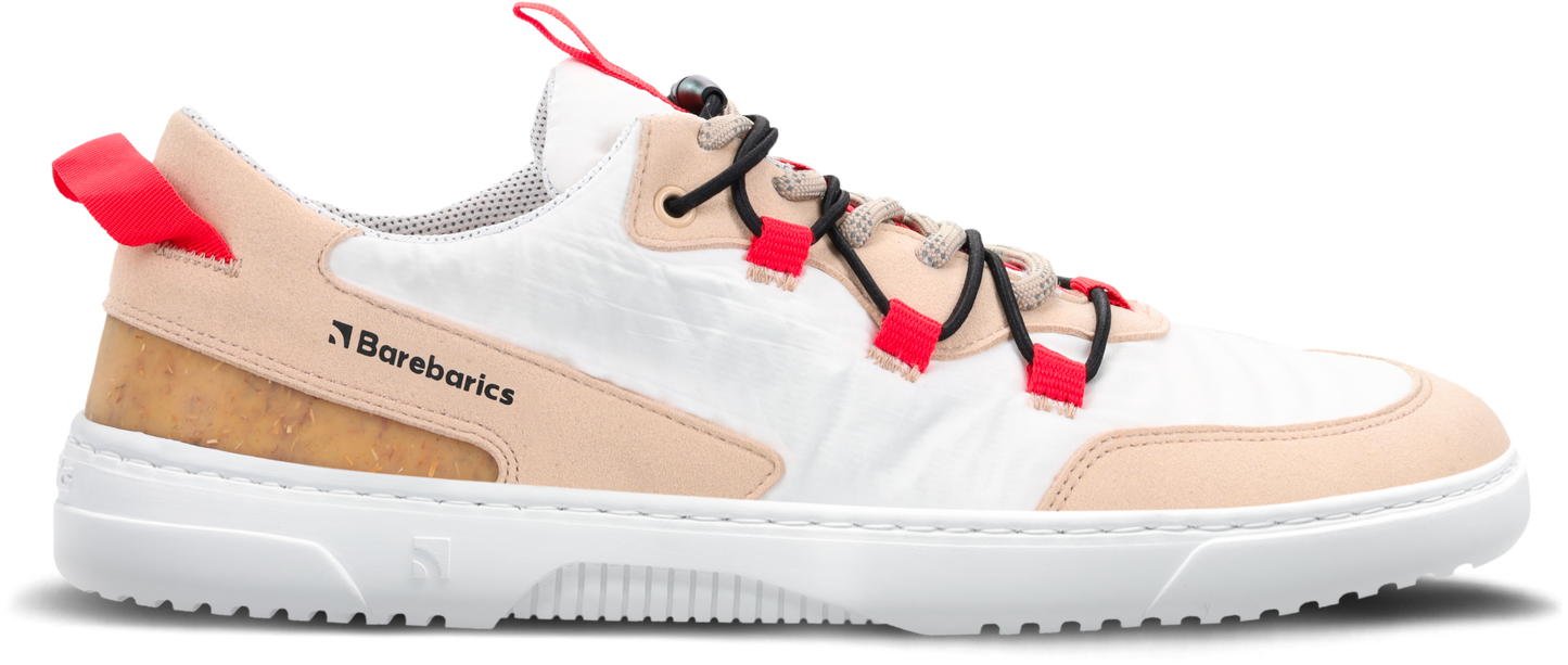 Barefoot Sneakers Barebarics Revive - Beige & White