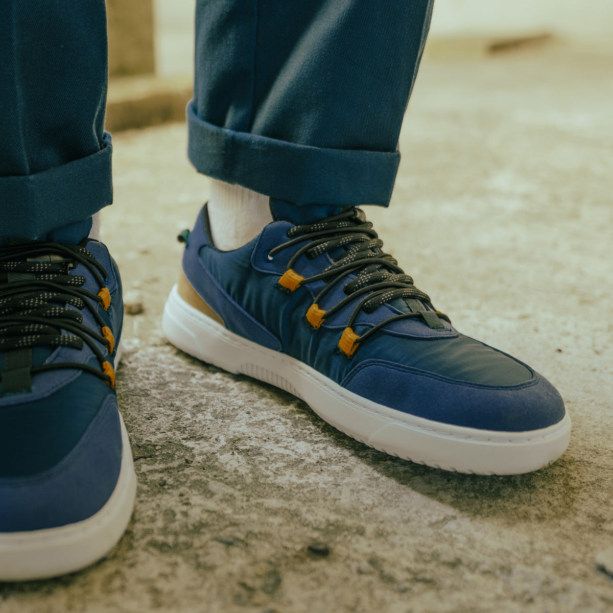 Barefoot Sneakers Barebarics Revive - Blue & White