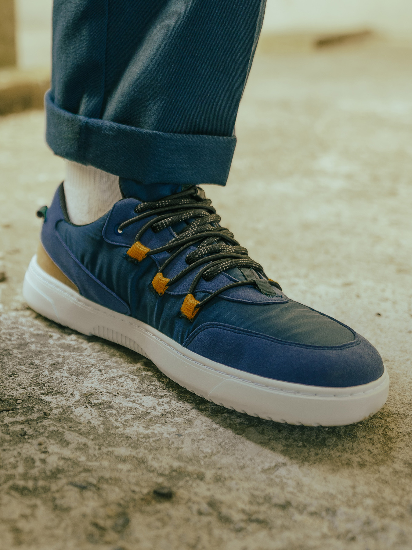 Baskets pieds nus Barebarics Revive - Bleu et blanc