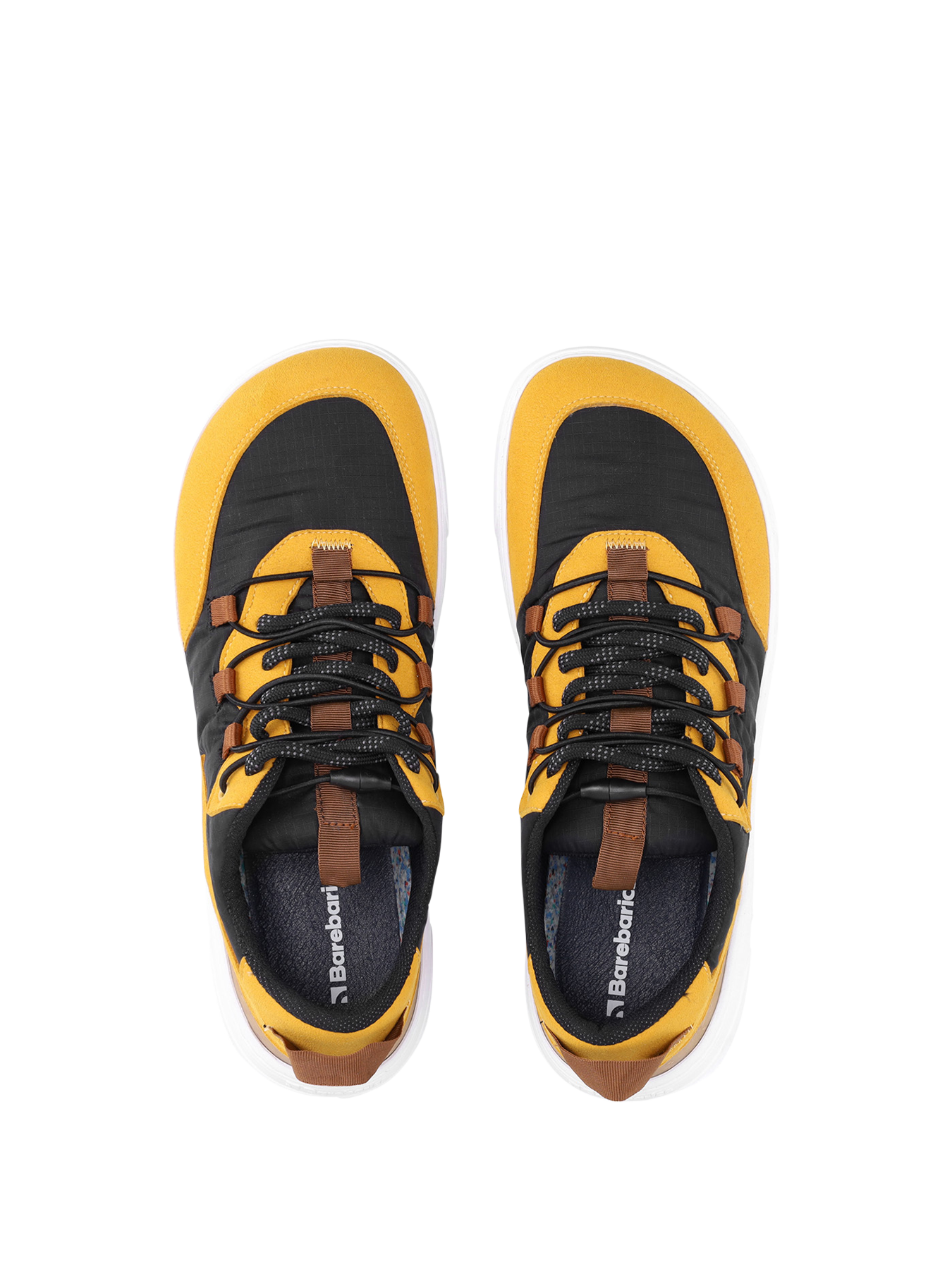 Barefoot Sneakers Barebarics Revive - Golden Yellow & Black