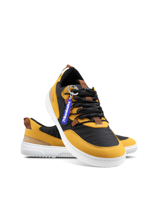 Barefoot Sneakers Barebarics Revive - Golden Yellow & Black