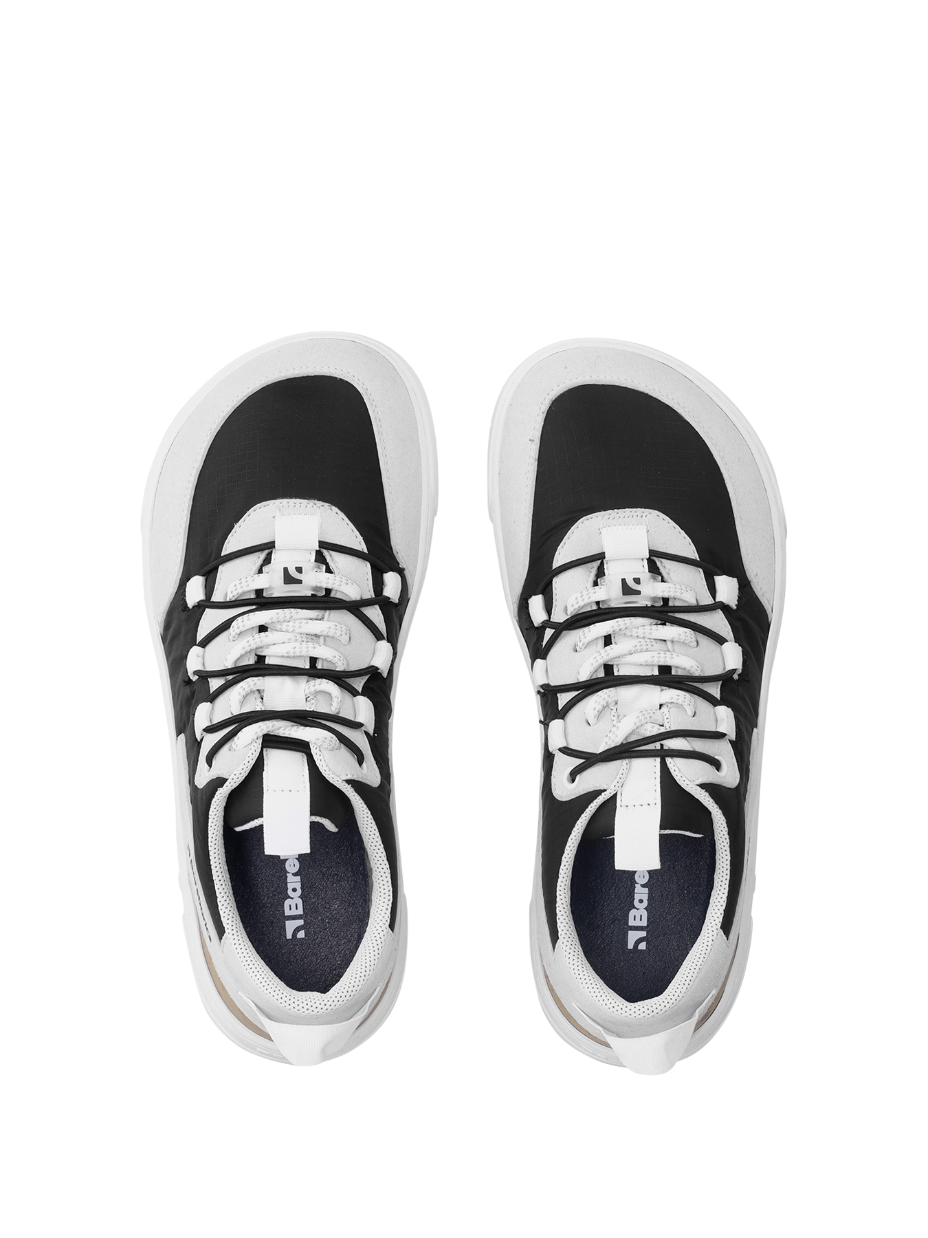 Barefoot Sneakers Barebarics Revive - Light Grey & Black