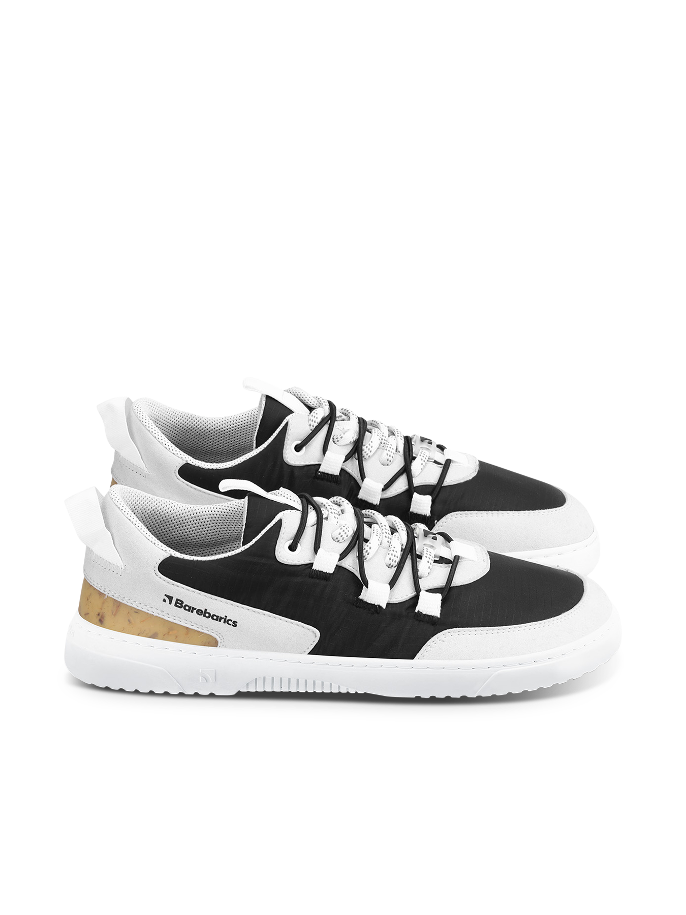 Barefoot Sneakers Barebarics Revive - Light Grey & Black