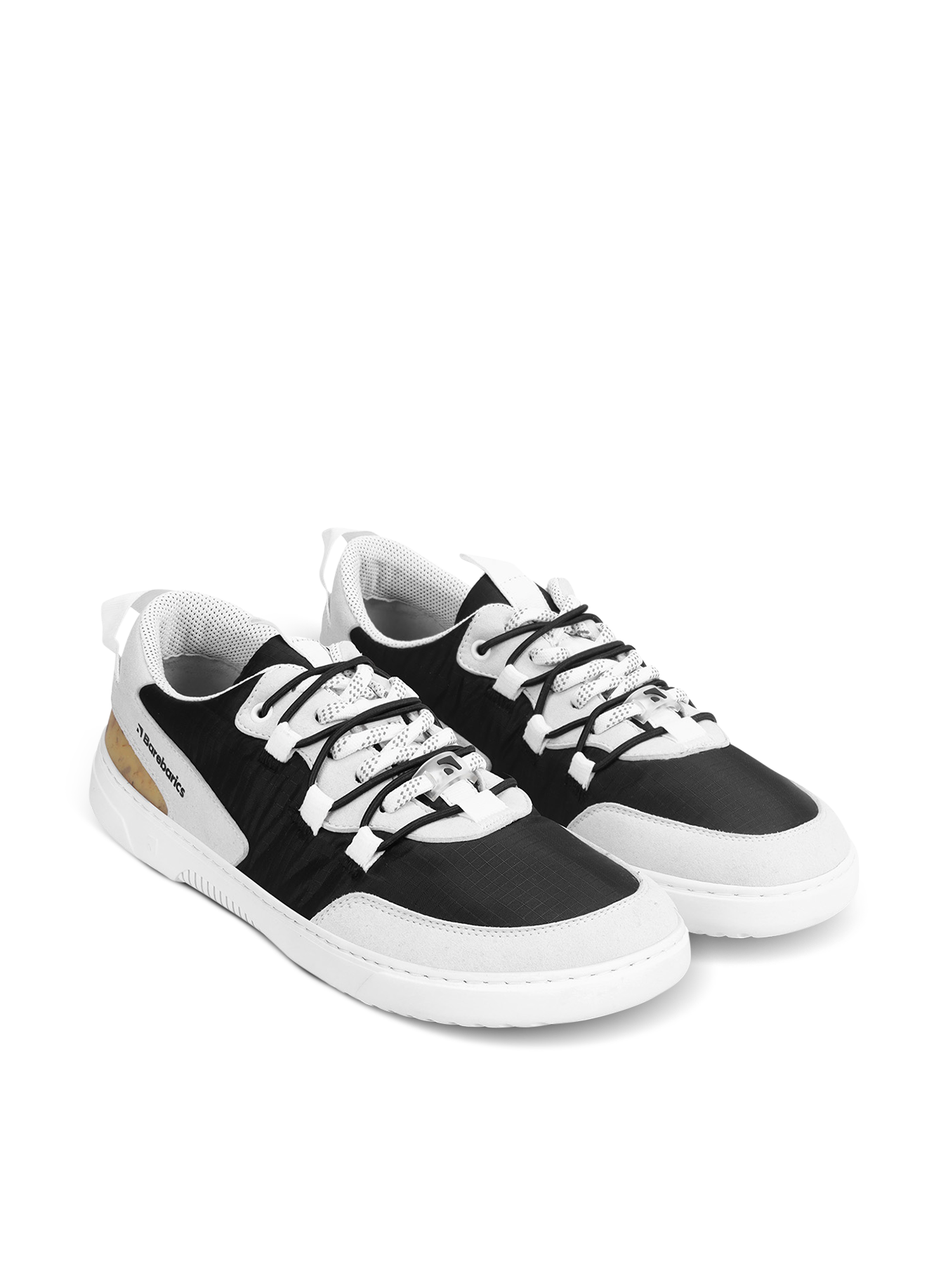 Barefoot Sneakers Barebarics Revive - Light Grey & Black