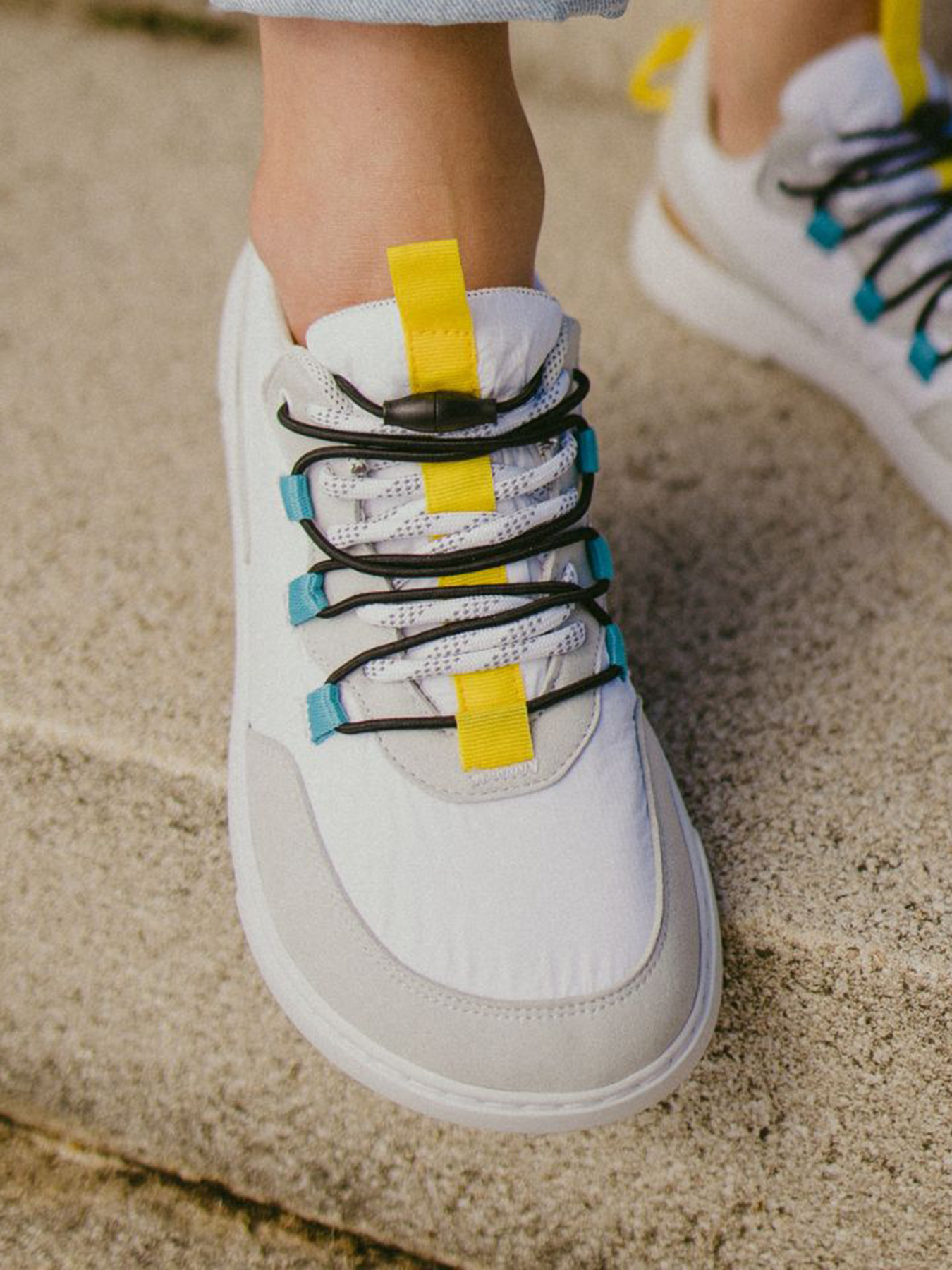 Barefoot Sneakers Barebarics Revive - White & Grey