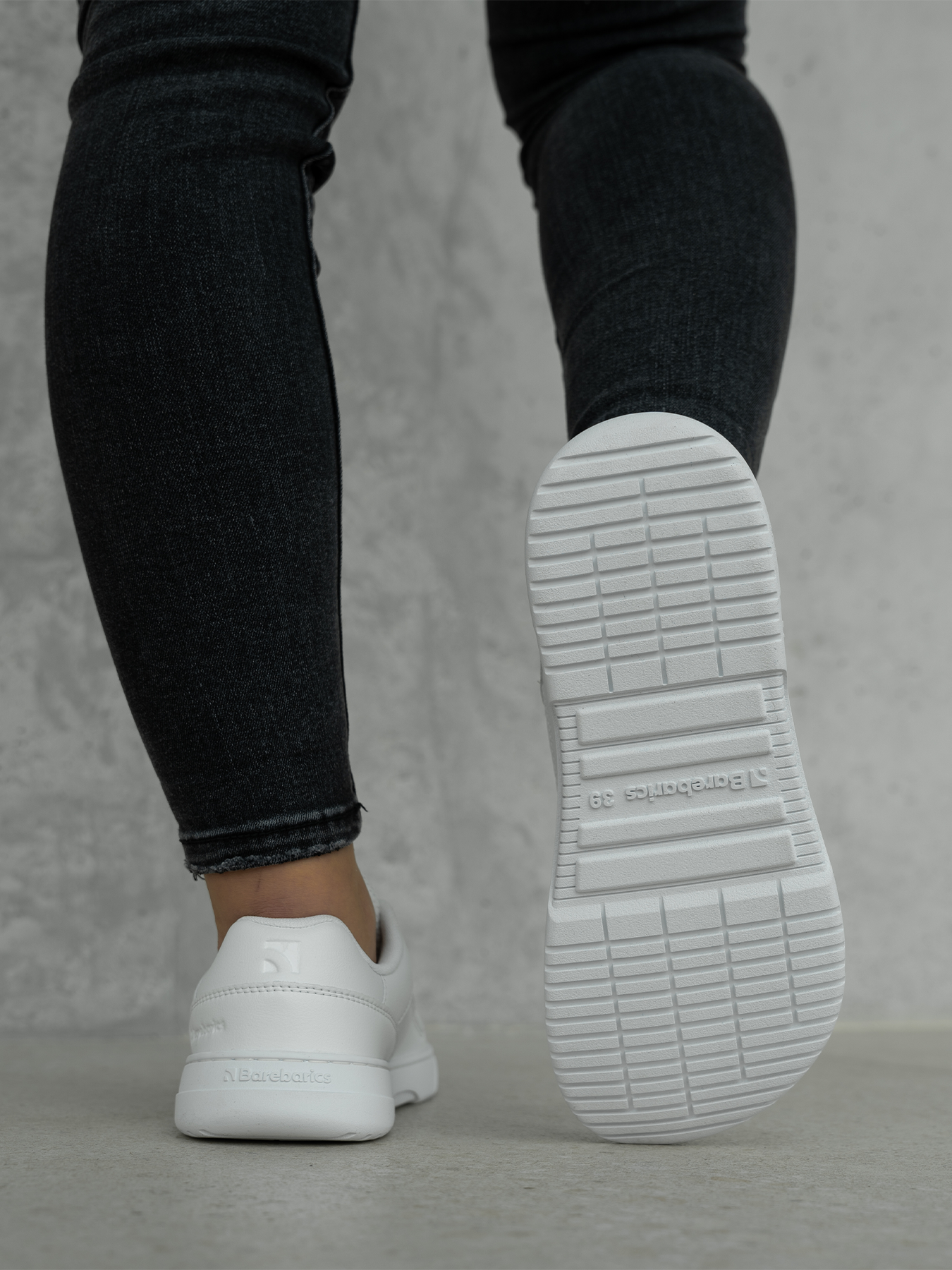 Barefoot Sneakers Barebarics Vaporo - All White