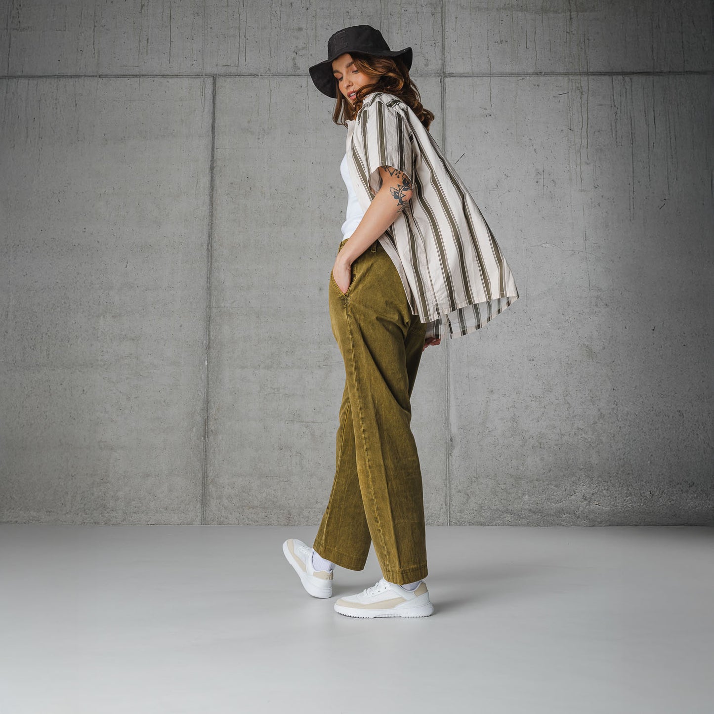 Barefoot Sneakers Barebarics Vaporo - White & Beige