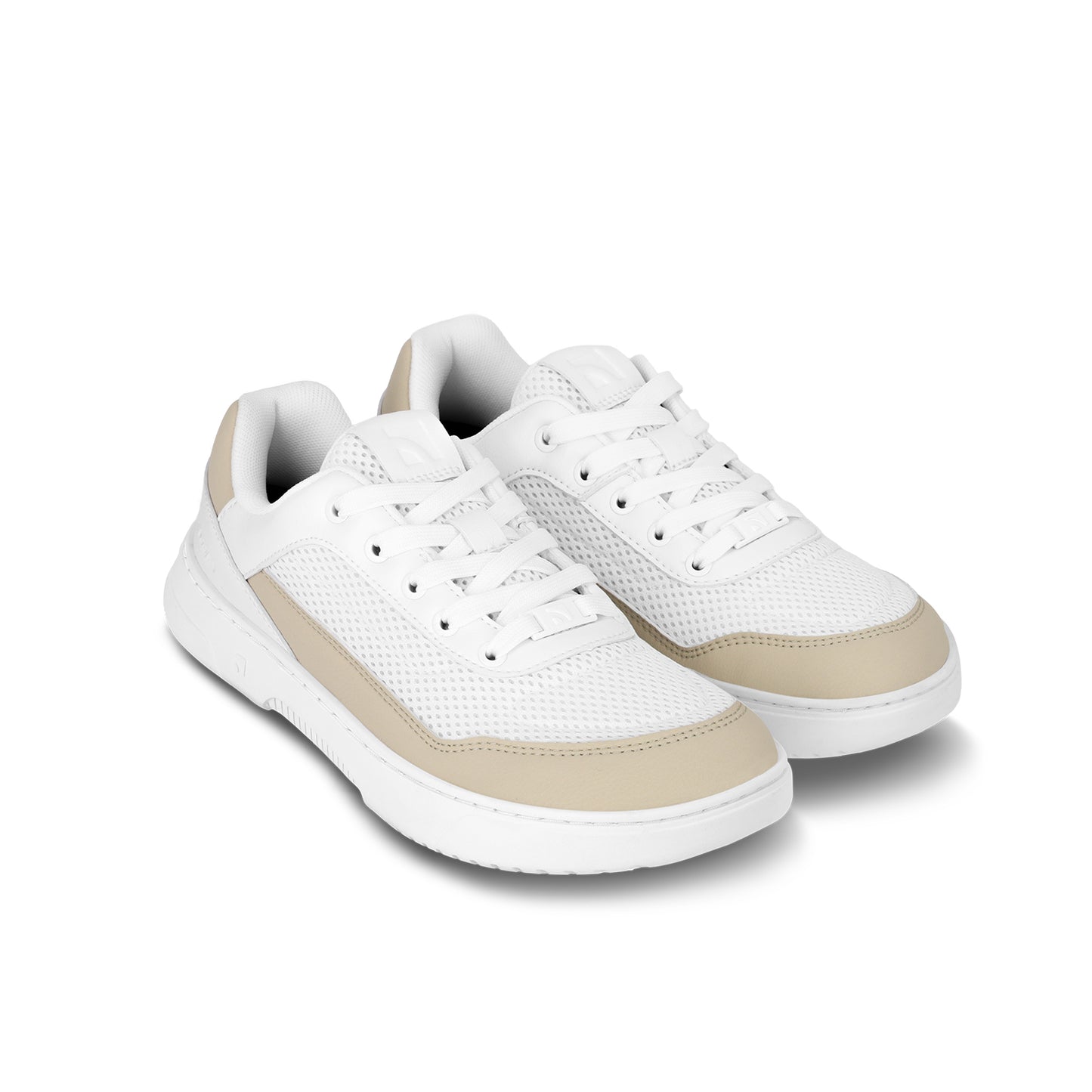 Barefoot Sneakers Barebarics Vaporo - White & Beige