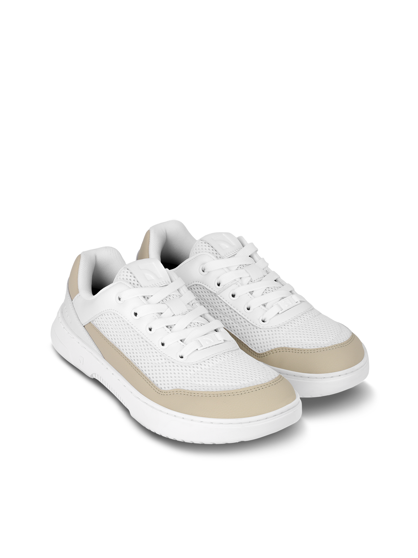 Barefoot Sneakers Barebarics Vaporo - White & Beige