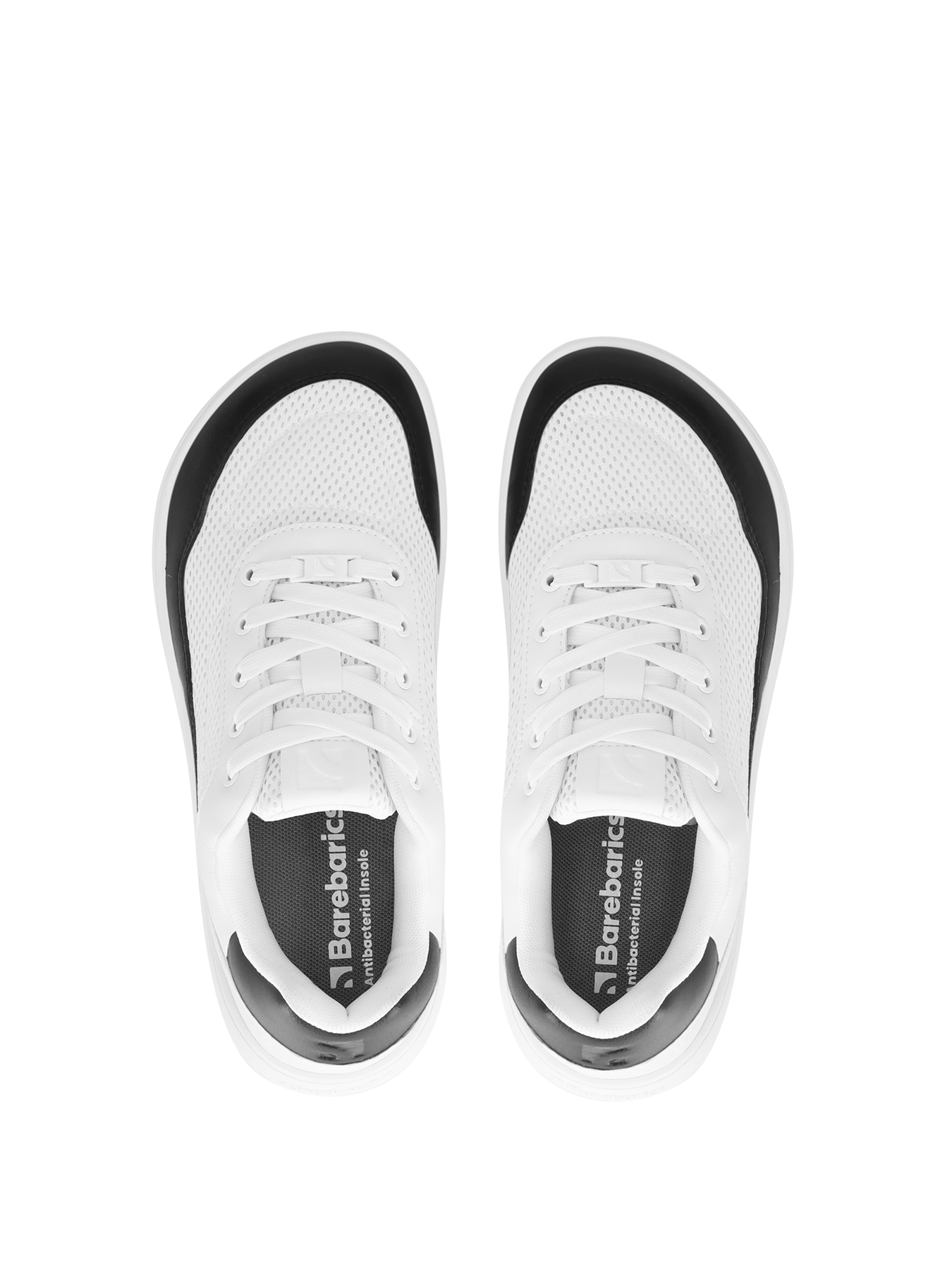 Barefoot Sneakers Barebarics Vaporo - White & Black