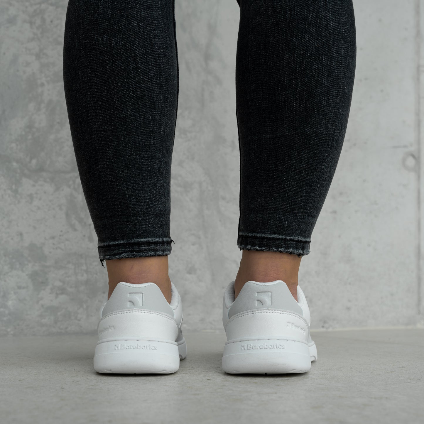 Barefoot Sneakers Barebarics Vaporo - White & Light Grey