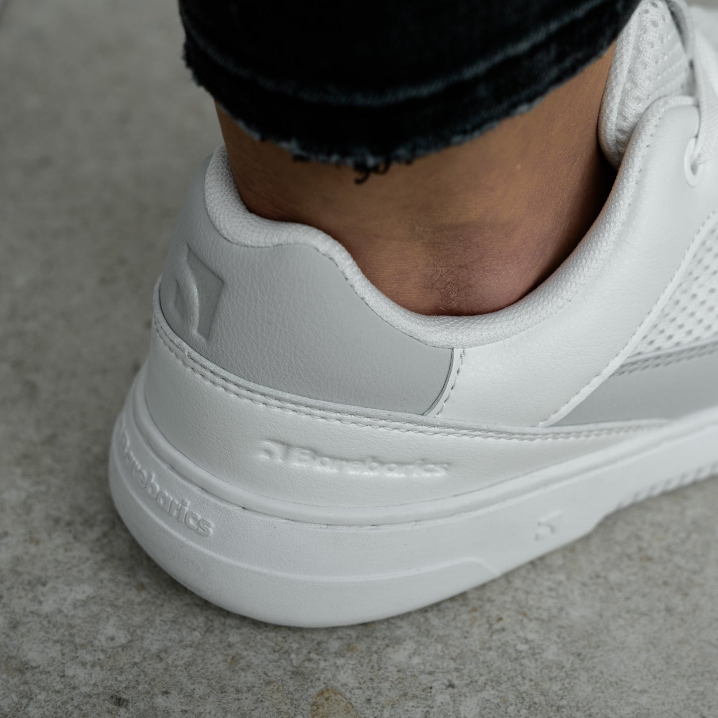 Barefoot Sneakers Barebarics Vaporo - White & Light Grey