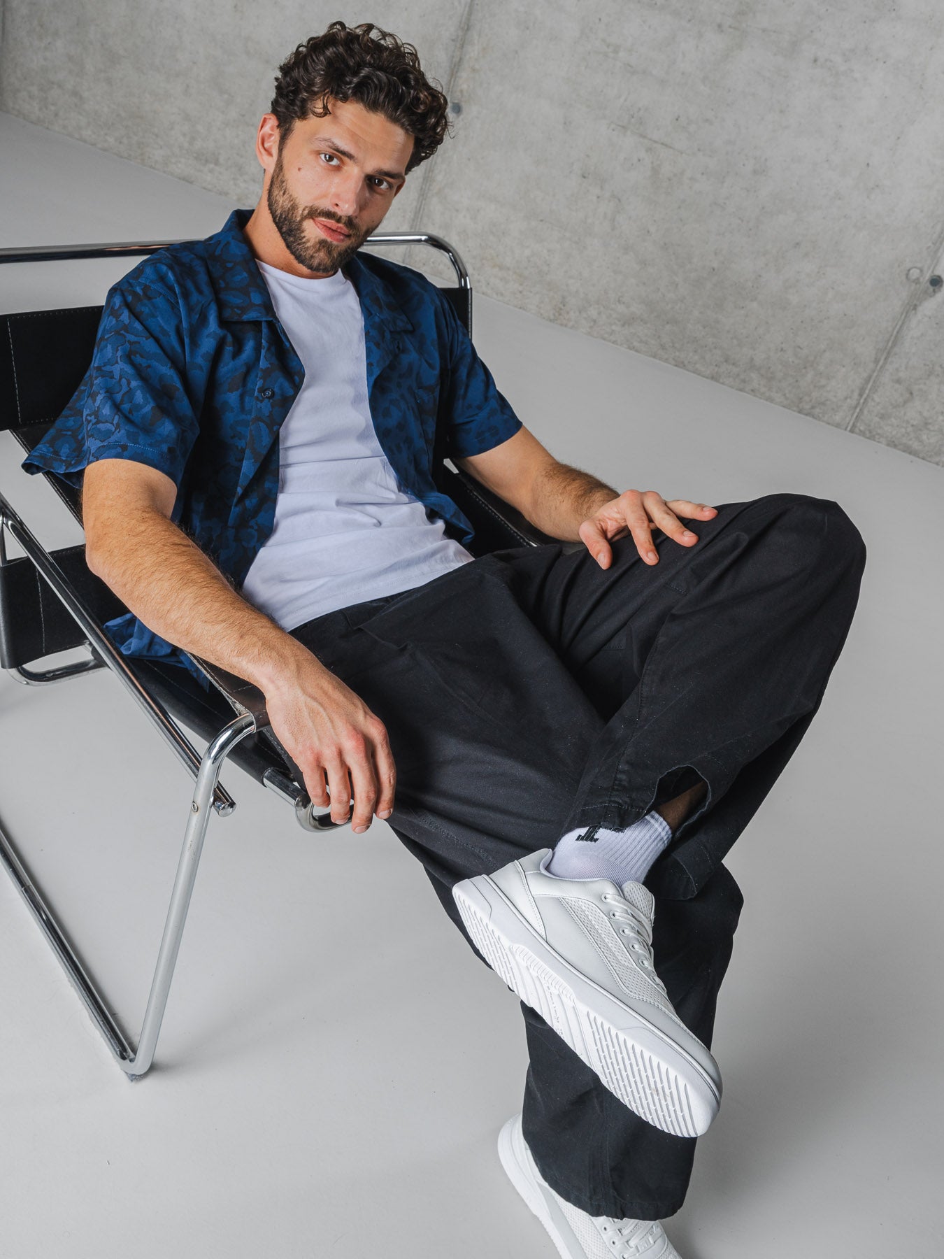 Barefoot Sneakers Barebarics Vaporo - White & Light Grey