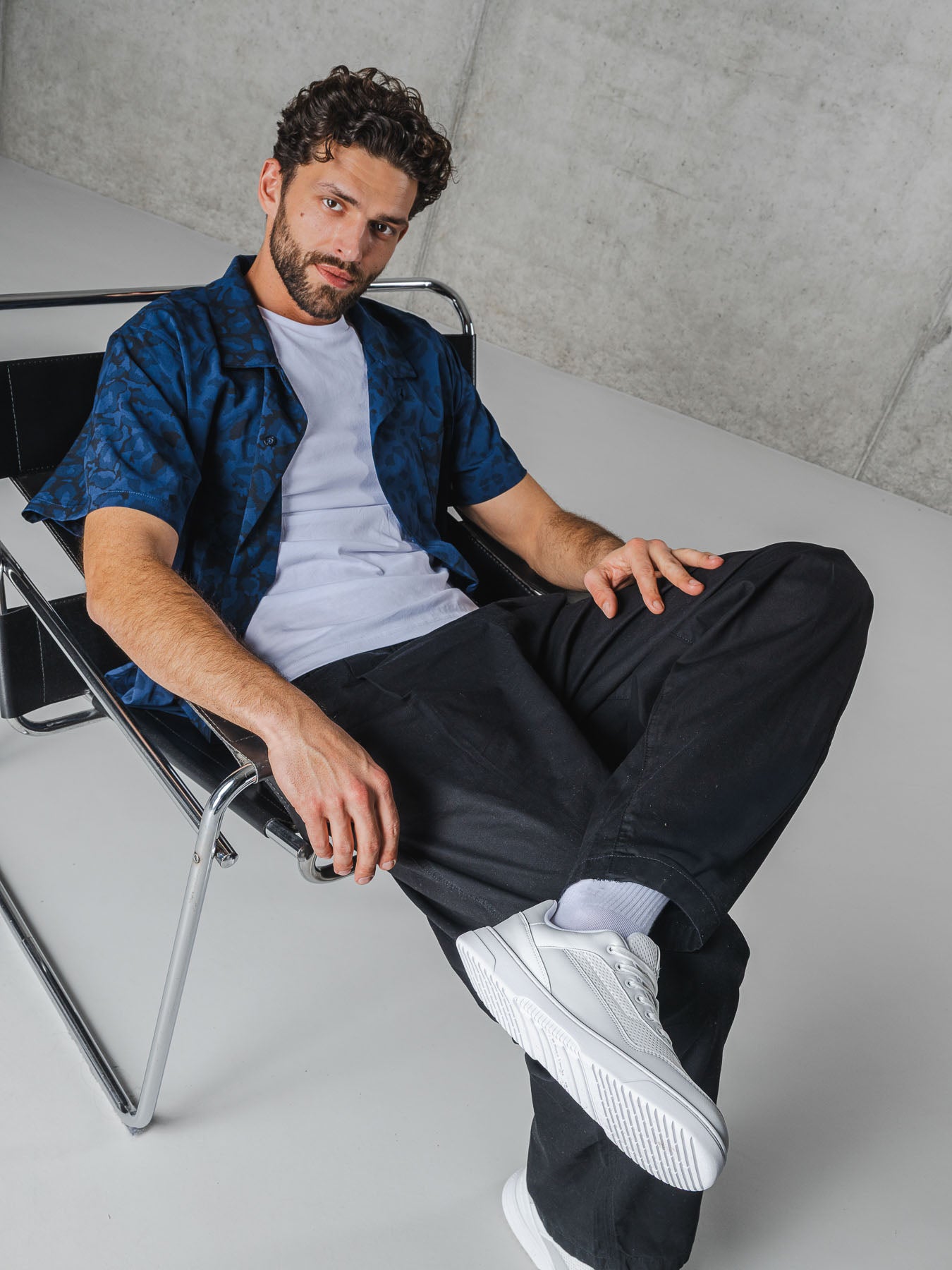 Barefoot Sneakers Barebarics Vaporo - White & Light Grey