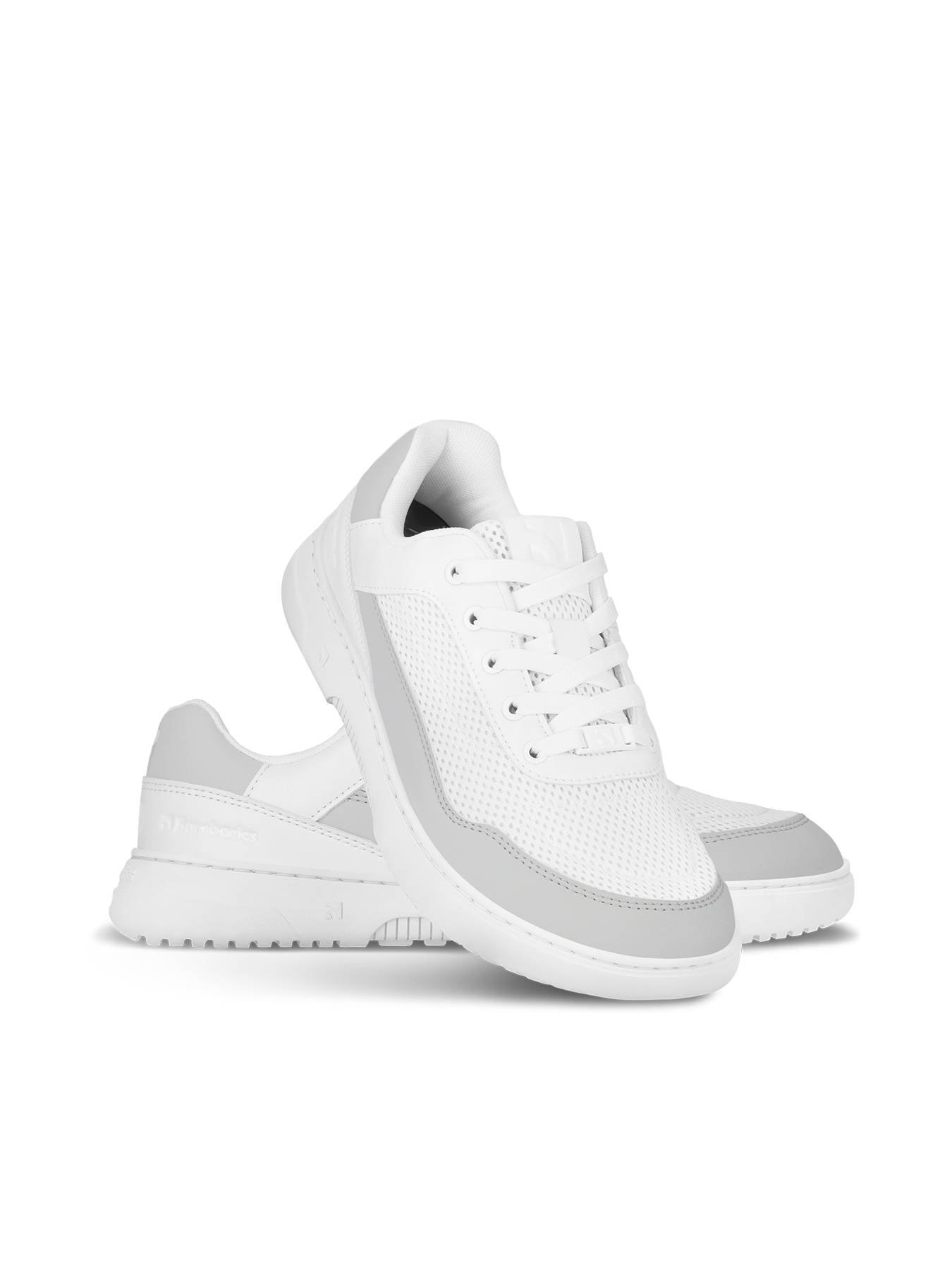 Barefoot Sneakers Barebarics Vaporo - White & Light Grey