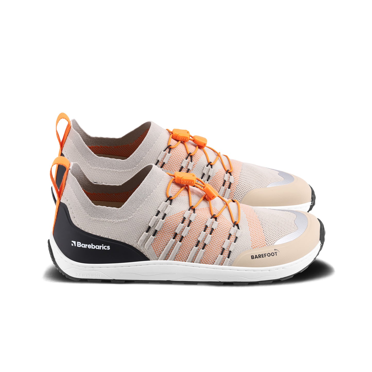 Barfuß-Sneaker Barebarics Voyager - Beige &amp; Weiß