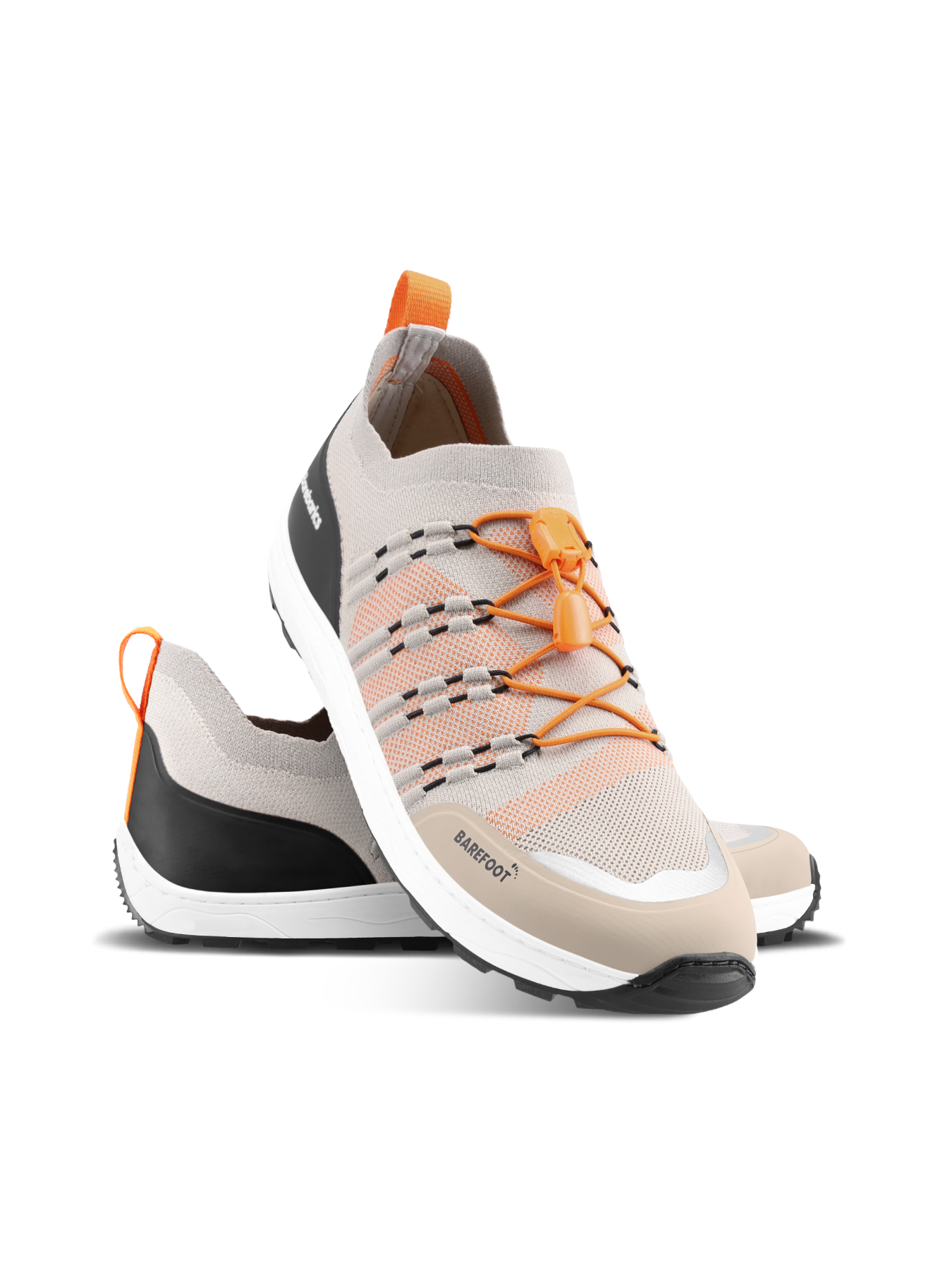 Barefoot Sneakers Barebarics Voyager - Beige & White