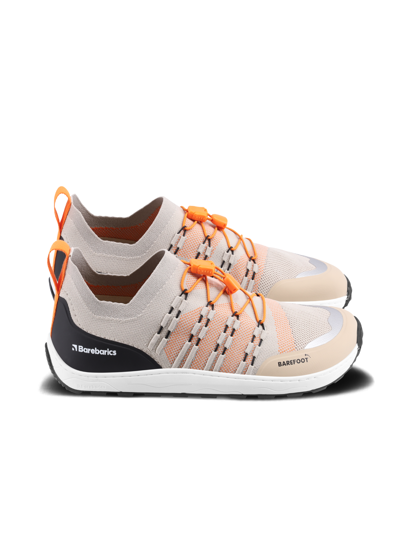 Barefoot Sneakers Barebarics Voyager - Beige & White