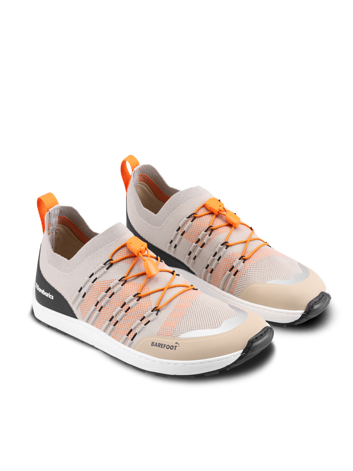 Barefoot Sneakers Barebarics Voyager - Beige & White