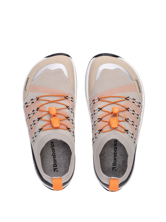 Barefoot Sneakers Barebarics Voyager - Beige & White