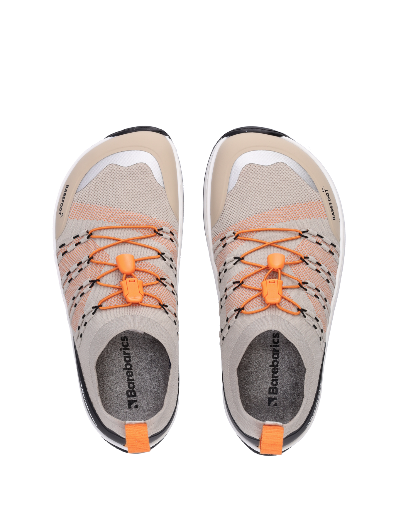Barefoot Sneakers Barebarics Voyager - Beige & White
